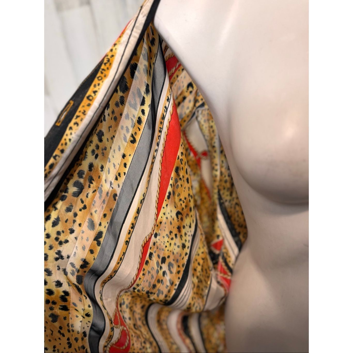Other Animal Print Striped Button Front Blouse Top Women’s XL Size XL / US 12-14 / IT 48-50 - 7 Thumbnail