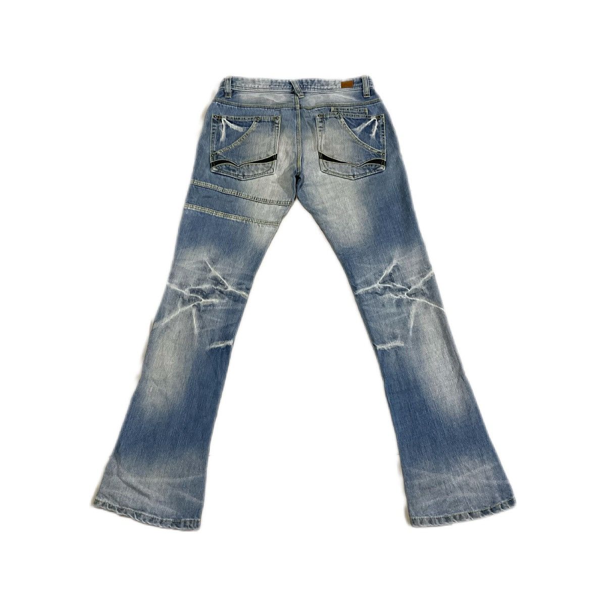 If Six Was Nine 🔥Sick Y2K Nicole Club For Men Flared Denim UK Flag Size US 30 / EU 46 - 8 Thumbnail