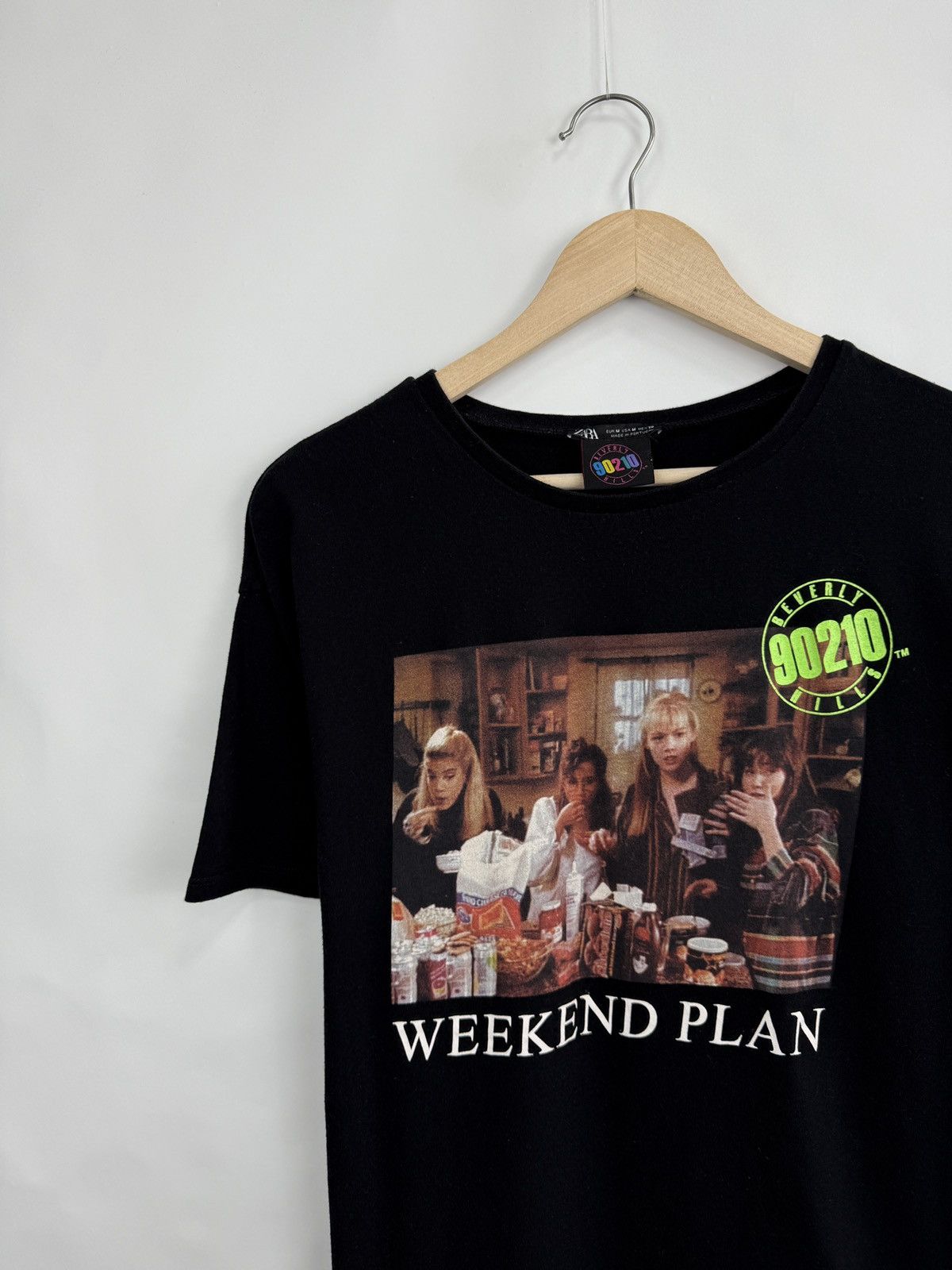 Vintage Zara Beverly Hills Weekend Plan Movie T-Shirt Rare Retro Y2K Size US M / EU 48-50 / 2 - 2 Thumbnail