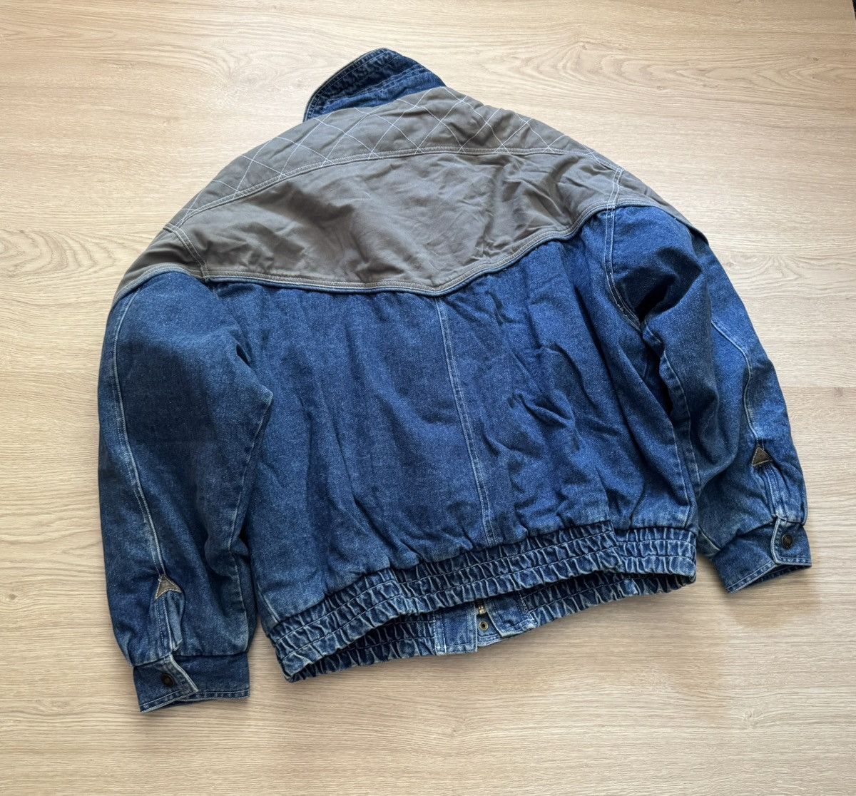 Vintage Vintage 90’s Archival Denim Jeans Baggy Japanese Jacket Size US XL / EU 56 / 4 - 5 Thumbnail