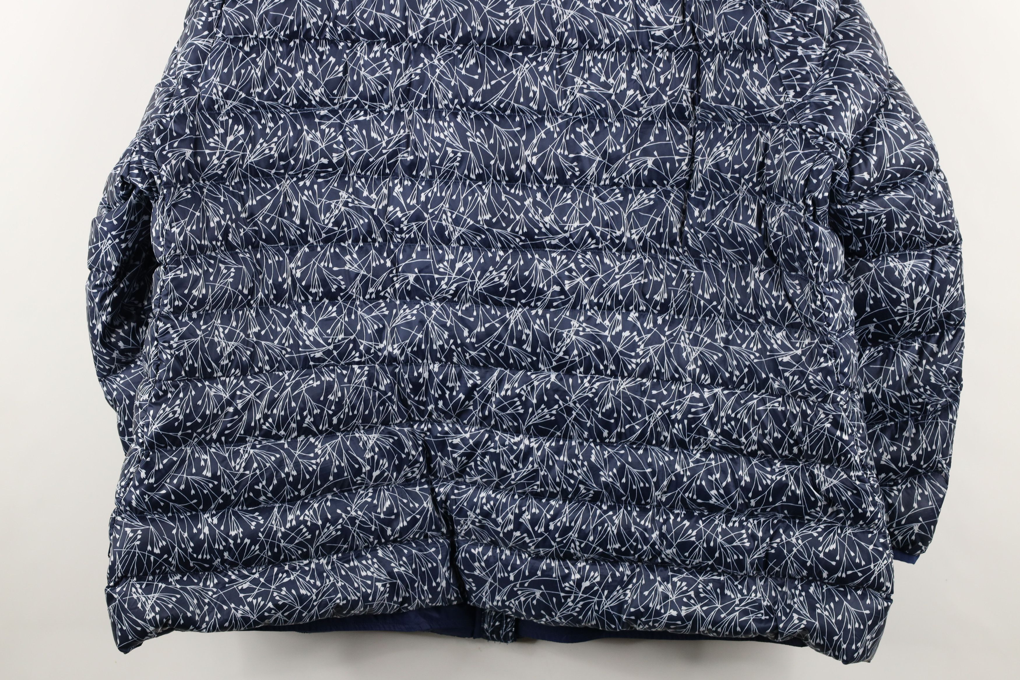 Lands' End × Vintage Lands End Down Insulated Flower Full Zip Puffer Jacket Blue Size XXL / US 16-18 / IT 52-54 - 13 Thumbnail