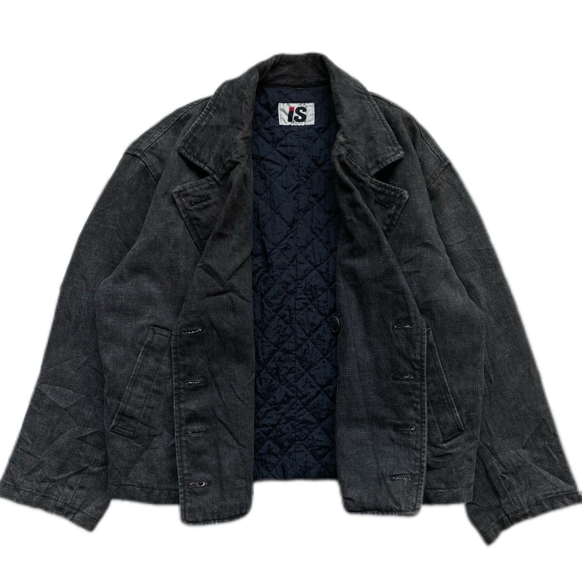 Issey Miyake 🔥Vtg 80s I.S Issey Miyake Denim Jacket Size US M / EU 48-50 / 2 - 2 Thumbnail