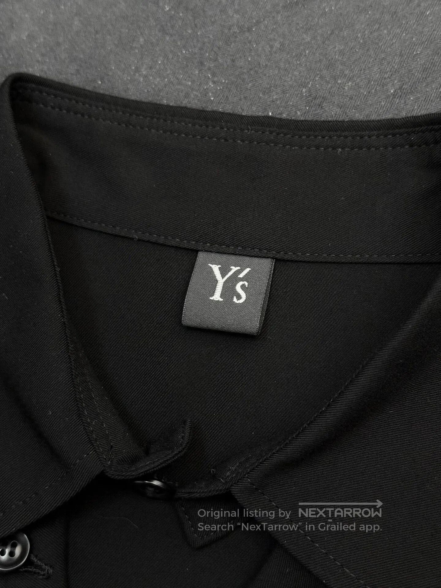 Yohji Yamamoto Yohji Yamamoto Black Long Sleeve Shirt. Size L / US 10 / IT 46 - 8 Thumbnail
