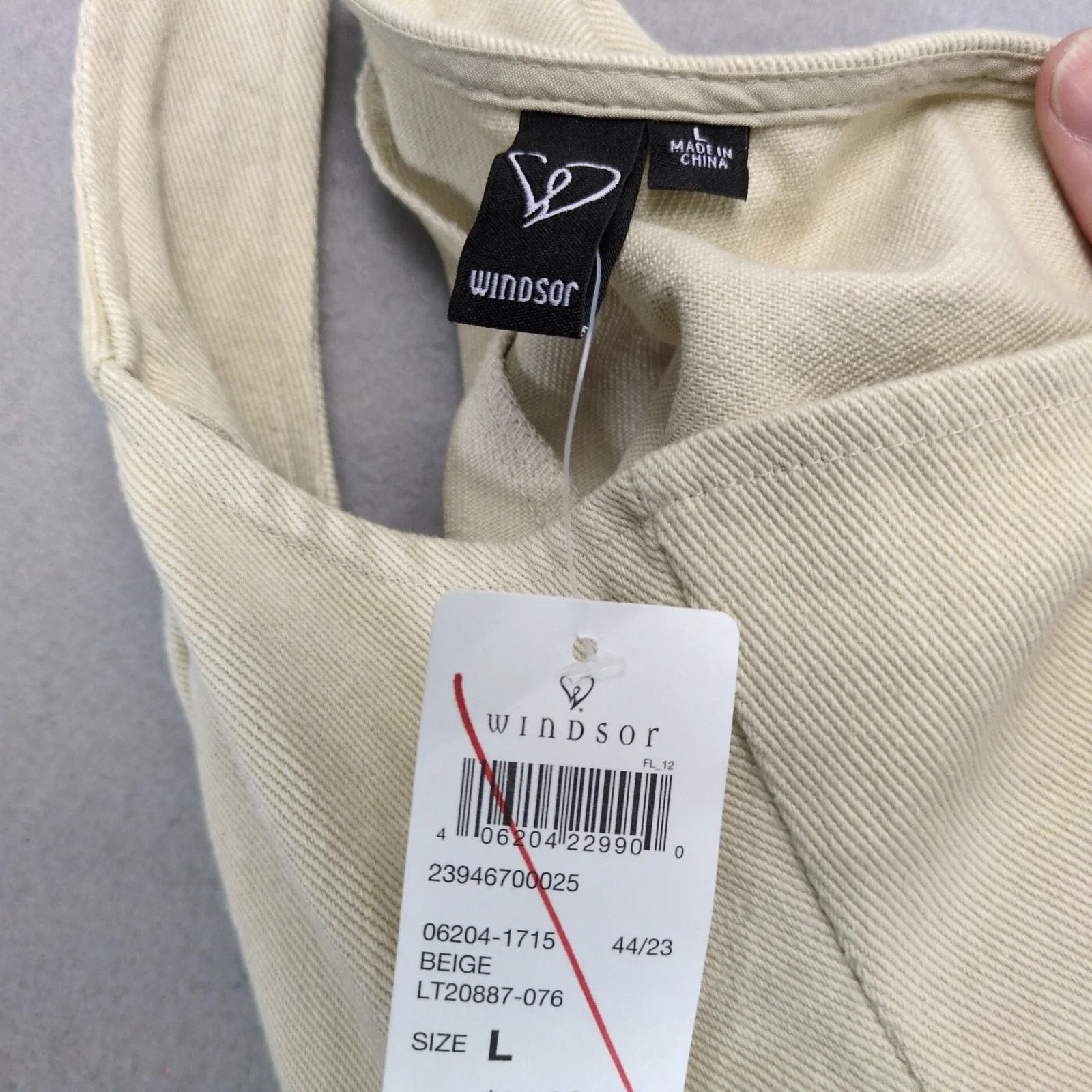 Other NWT Windsor Best In Style Halter Top Vest Beige Denim XL Size L / US 10 / IT 46 - 4 Thumbnail