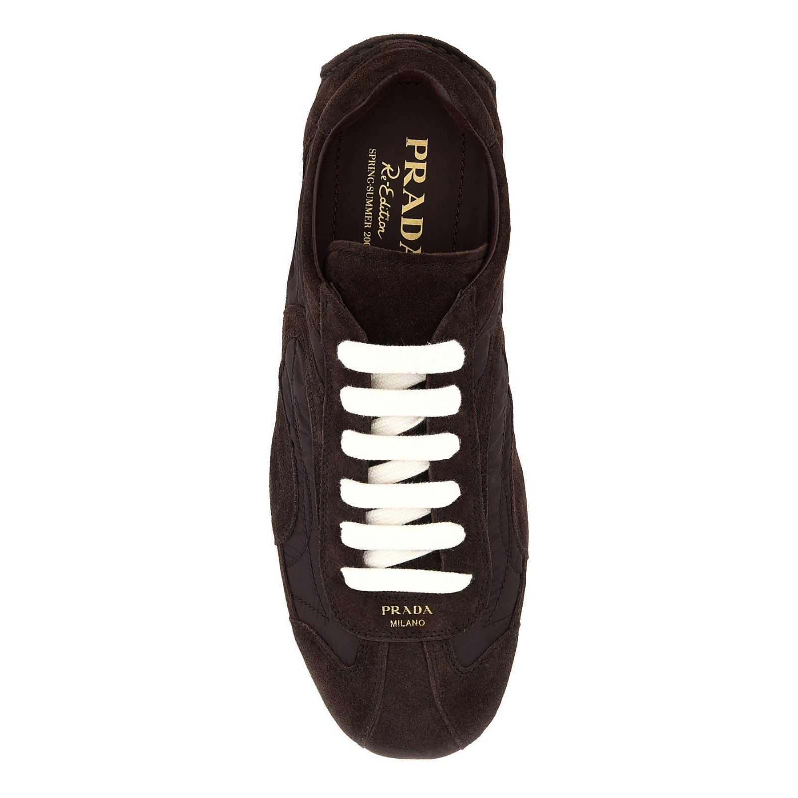 PRADA Re-Nylon Montecarlo Re-Edition 2005 Brown Suede Sneake