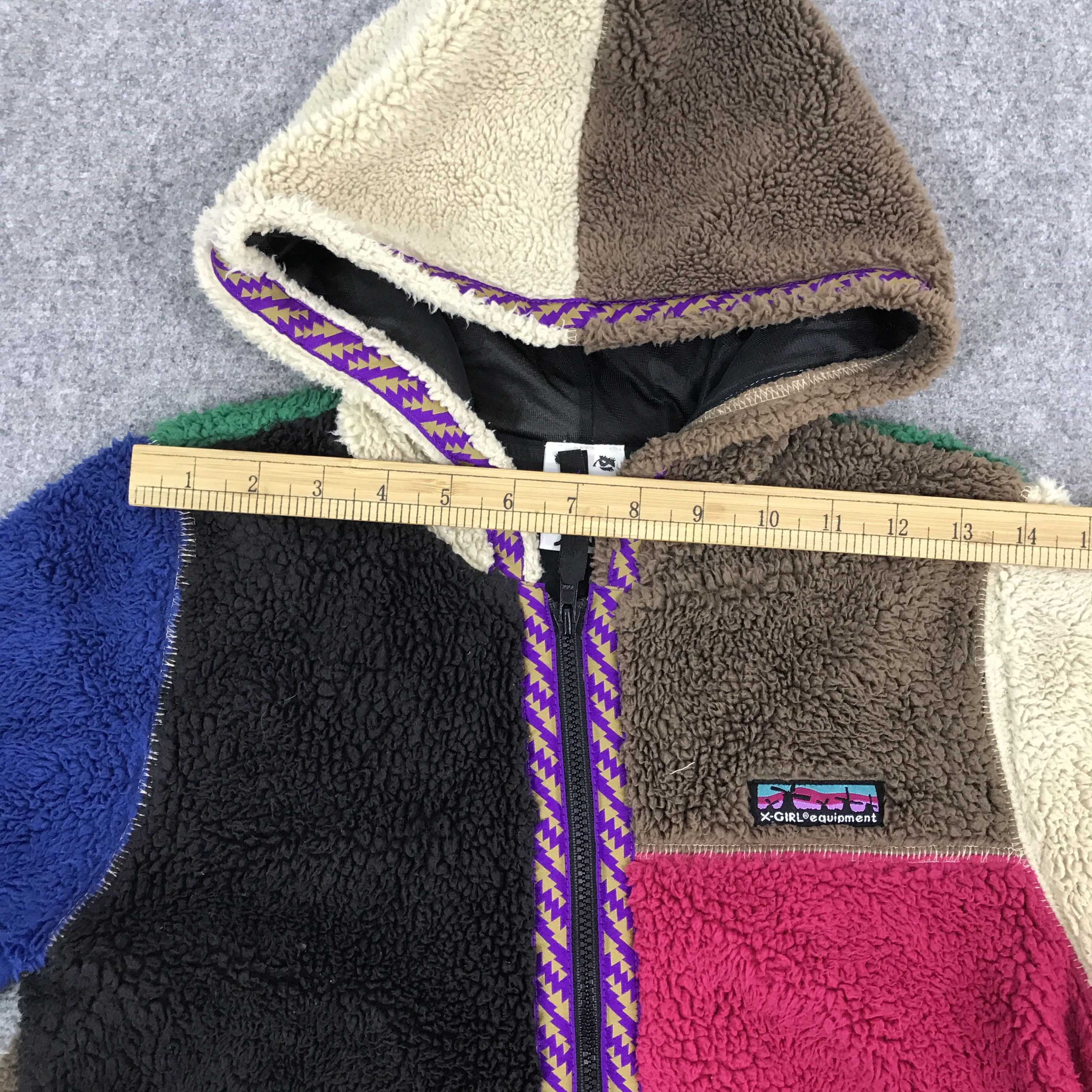 Japanese Brand X-Girl Hoodie jacket Multicolour Size S / US 4 / IT 40 - 5 Thumbnail