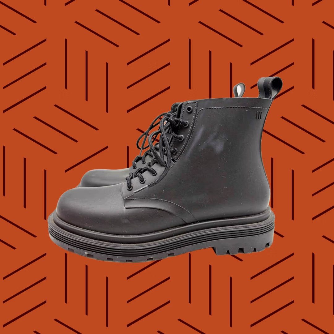 Melissa Melissa Black Size 9 Combat Boots Size US 9 / IT 39 - 1 Thumbnail