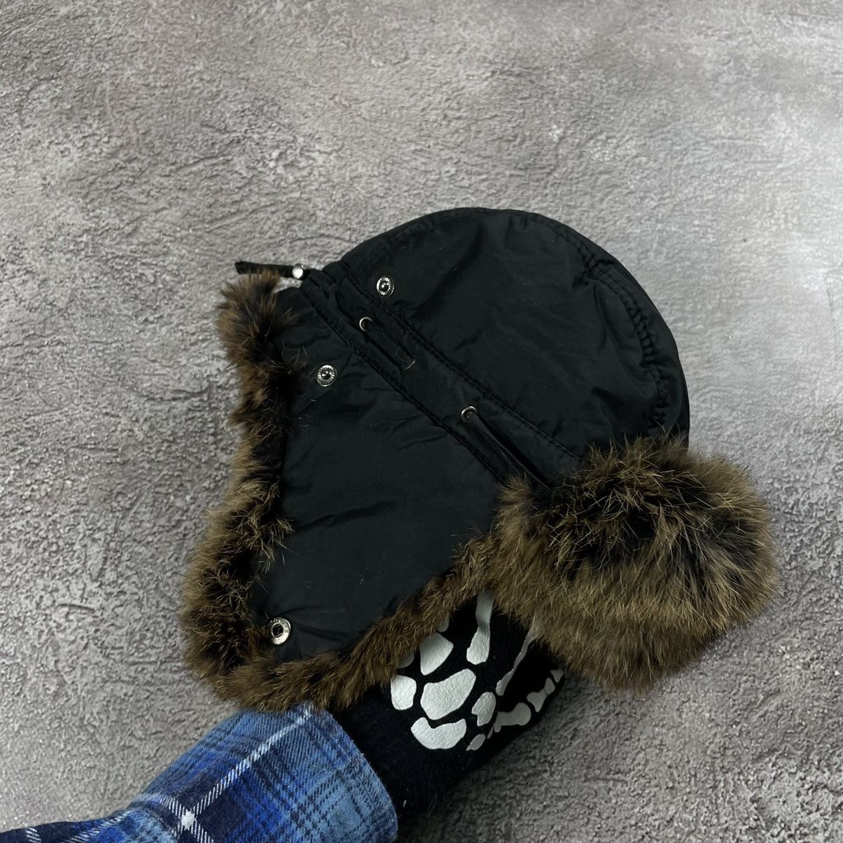 Vintage Vintage Y2K Fuzzy Beanie Ushanka Alt Grunge Streetwear OS Size ONE SIZE - 3 Thumbnail