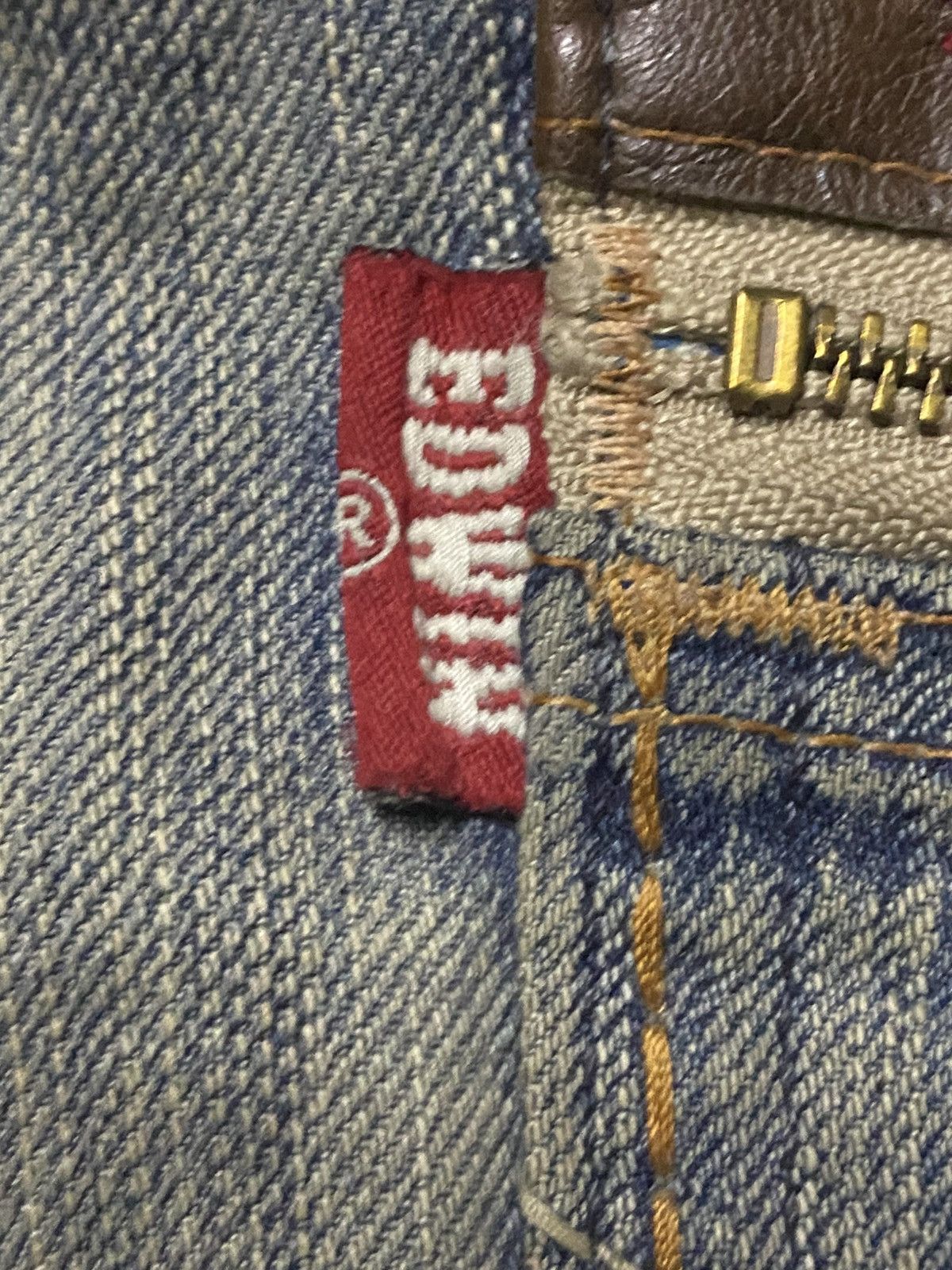 Edwin Vintage Edwin Xv Mud Wash Distressed Baggy Jeans Size US 35 - 14 Thumbnail