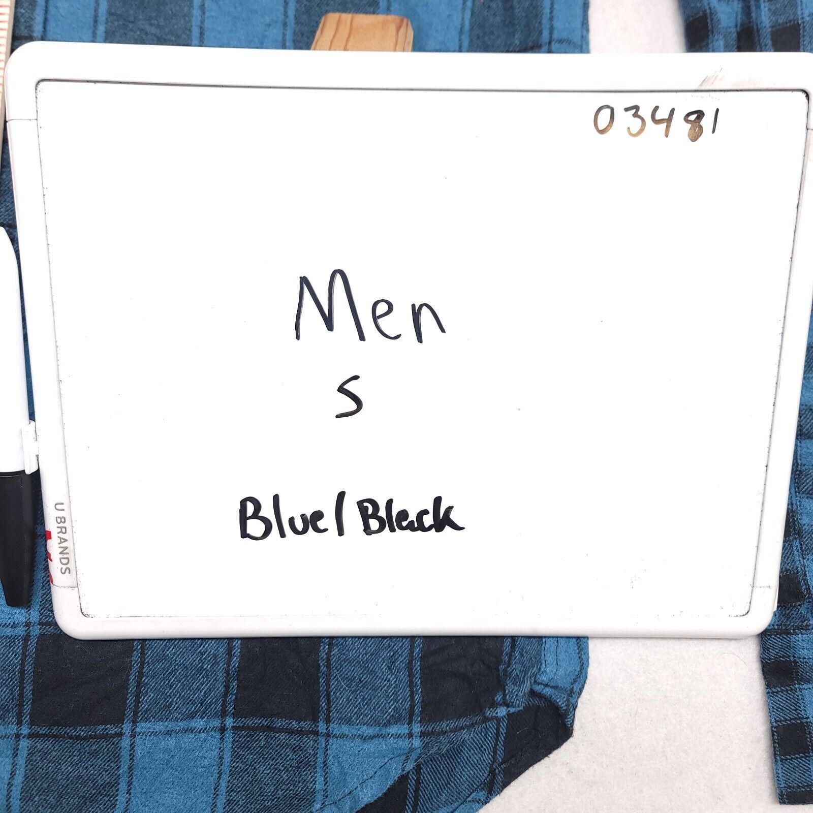 Carbon Carbon Buffalo Check Flannel Mens Size Small S Blue Black Size US S / EU 44-46 / 1 - 9 Thumbnail