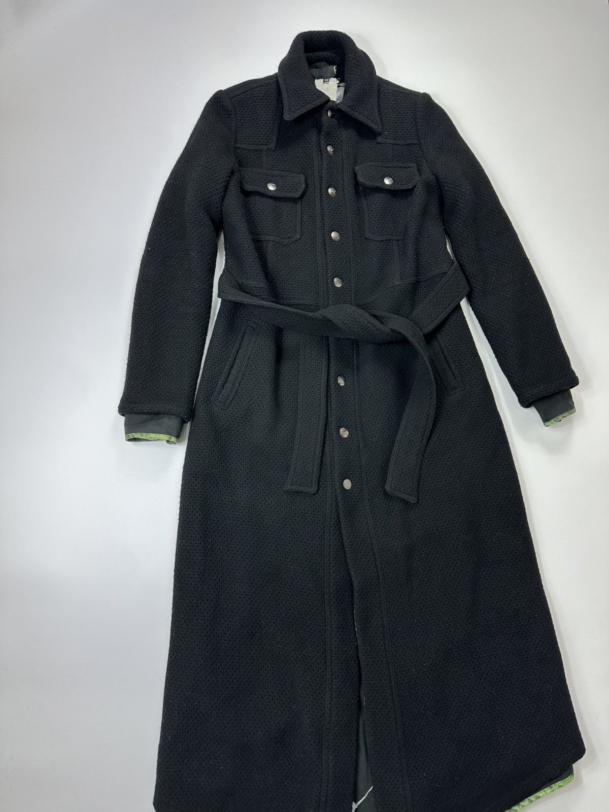 Just Cavalli Just Cavalli Heavy Coat Button Black 44 IT Size M / US 6-8 / IT 42-44 - 3 Thumbnail