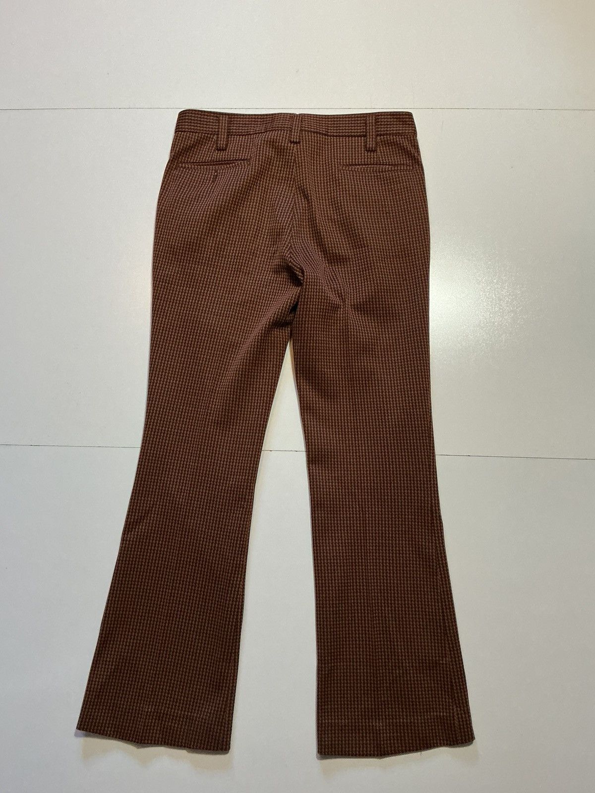 Vintage Vintage 70s Houndstooth Knit Flare Disco Leisure Dress Pants Size US 34 / EU 50 - 3 Thumbnail