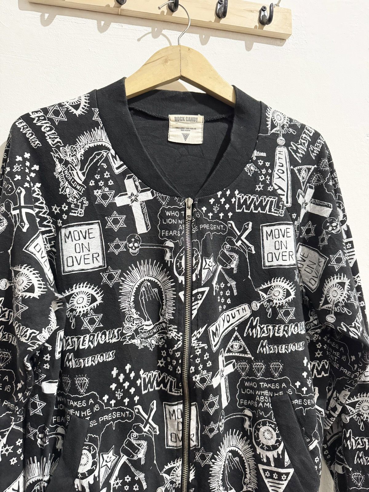 Hysteric Glamour Y2k Rock Candy skull ifsixwasnine bomber Size US M / EU 48-50 / 2 - 3 Thumbnail