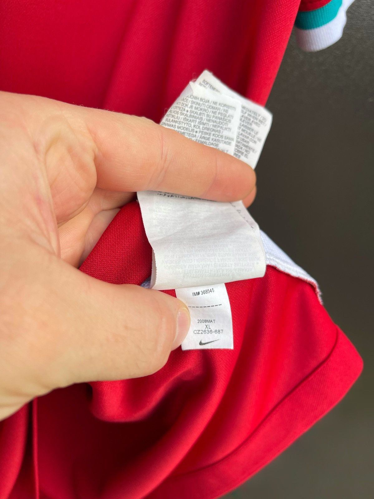 Nike 2020-2021 Liverpool Home Shirt Football Jersey Red Kit XL Size US XL / EU 56 / 4 - 7 Thumbnail