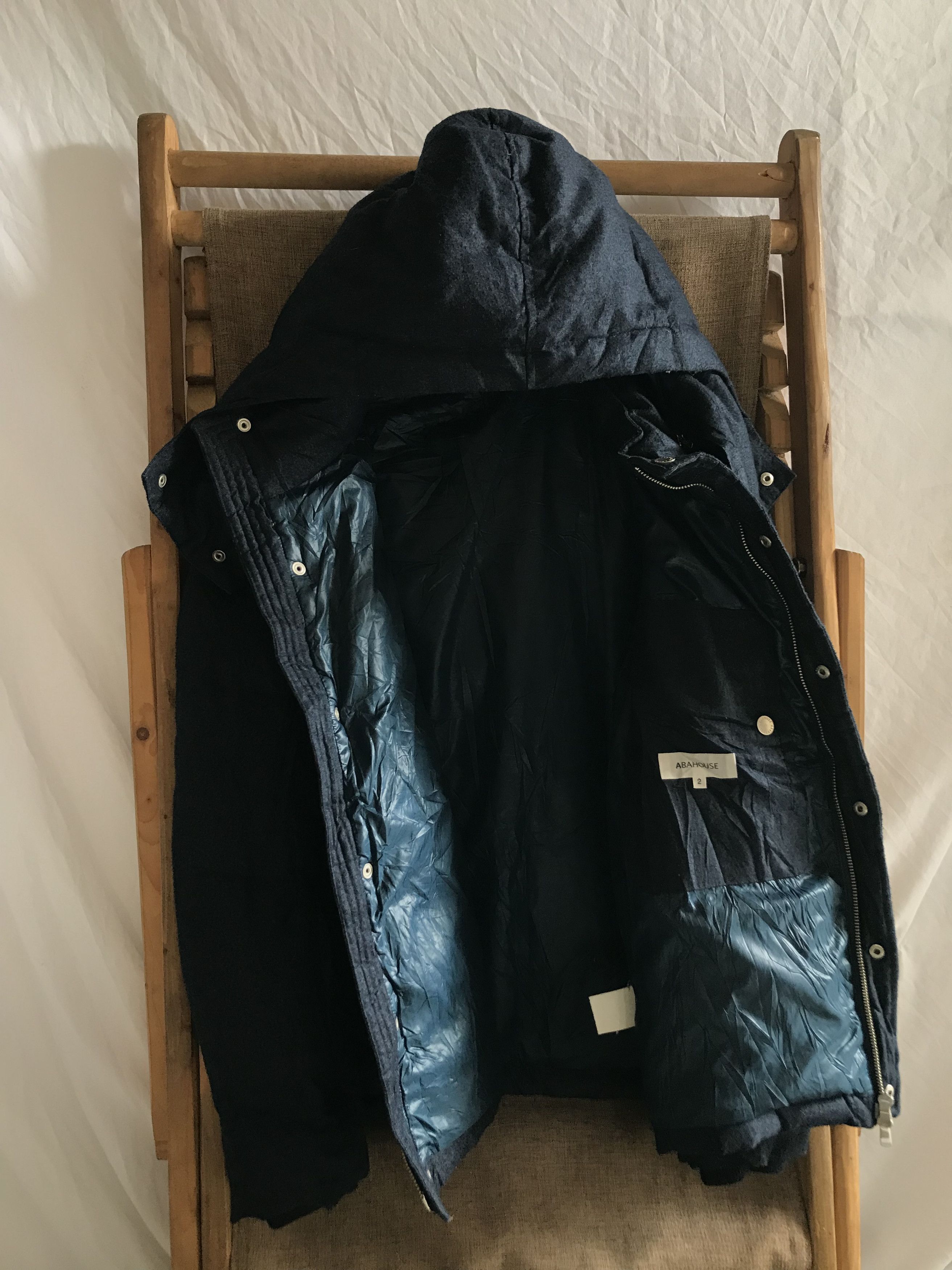 ABAHOUSE ABAHOUSE Japanese Puffer Zipper Snap Button Hoodie Jacket Size US M / EU 48-50 / 2 - 6 Thumbnail