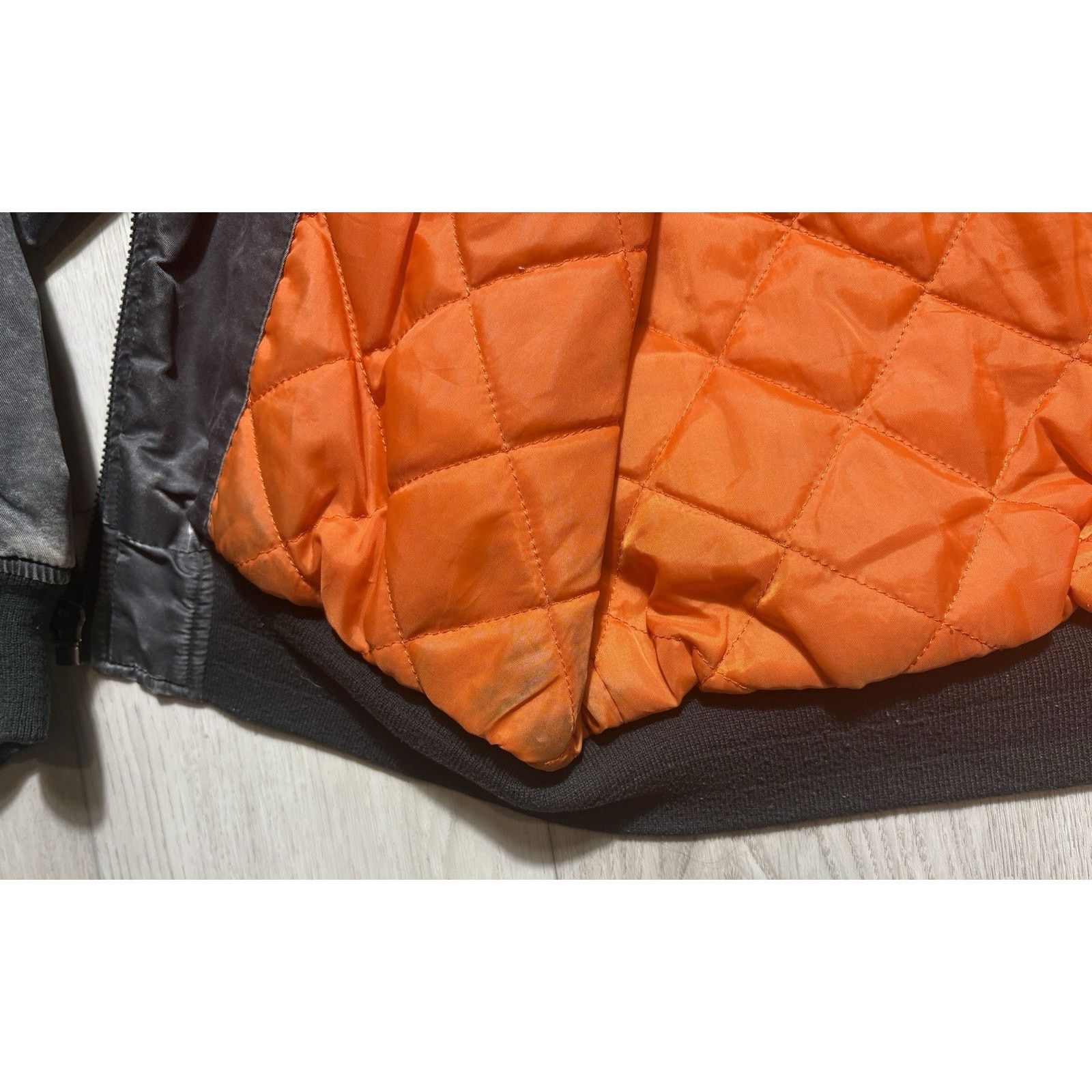Lucky Brand Lucky Brand MA1 Flight Bomber Jacket Washed Military L Size US L / EU 52-54 / 3 - 16 Thumbnail