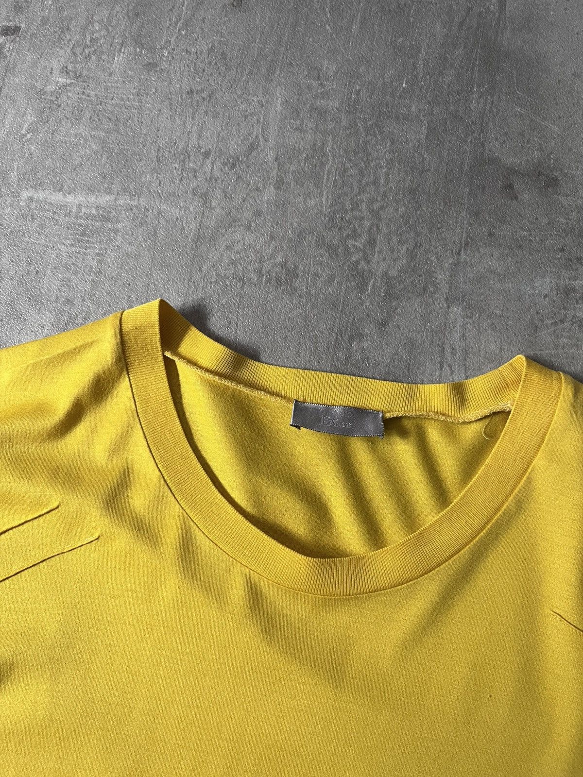 Dior Dior 2008 by Kris Van Ascshe yellow T-shirt Size US L / EU 52-54 / 3 - 9 Thumbnail