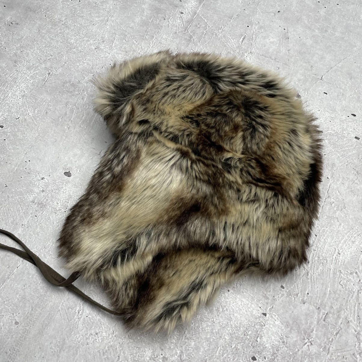 Vintage USHANKA Fur Fuzzy Mohair Y2K Avant Garde Hat Vintage Opium Size ONE SIZE - 2 Thumbnail