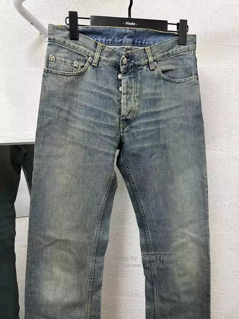 Helmut Lang Helmut Lang Mud dyed washed jeans. Size US 30 / EU 46 - 2 Thumbnail