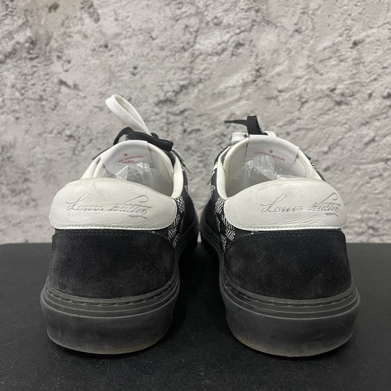 Louis Vuitton Louis Vuitton Ollie Black Low-Top Sneakers - Size US 9.5 / EU 42-43 - 3 Thumbnail