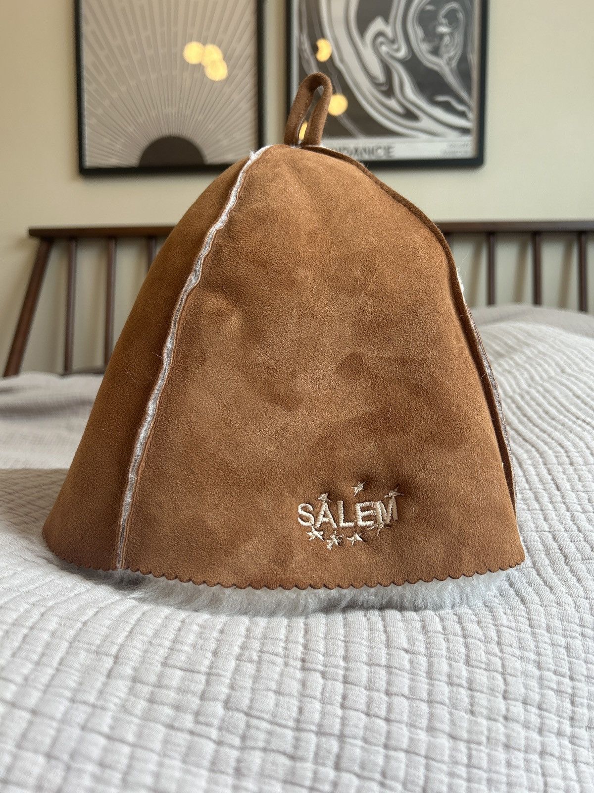 S4LEM SALEM SAUNA HAT (SHEEPSKIN) Size ONE SIZE - 1 Thumbnail