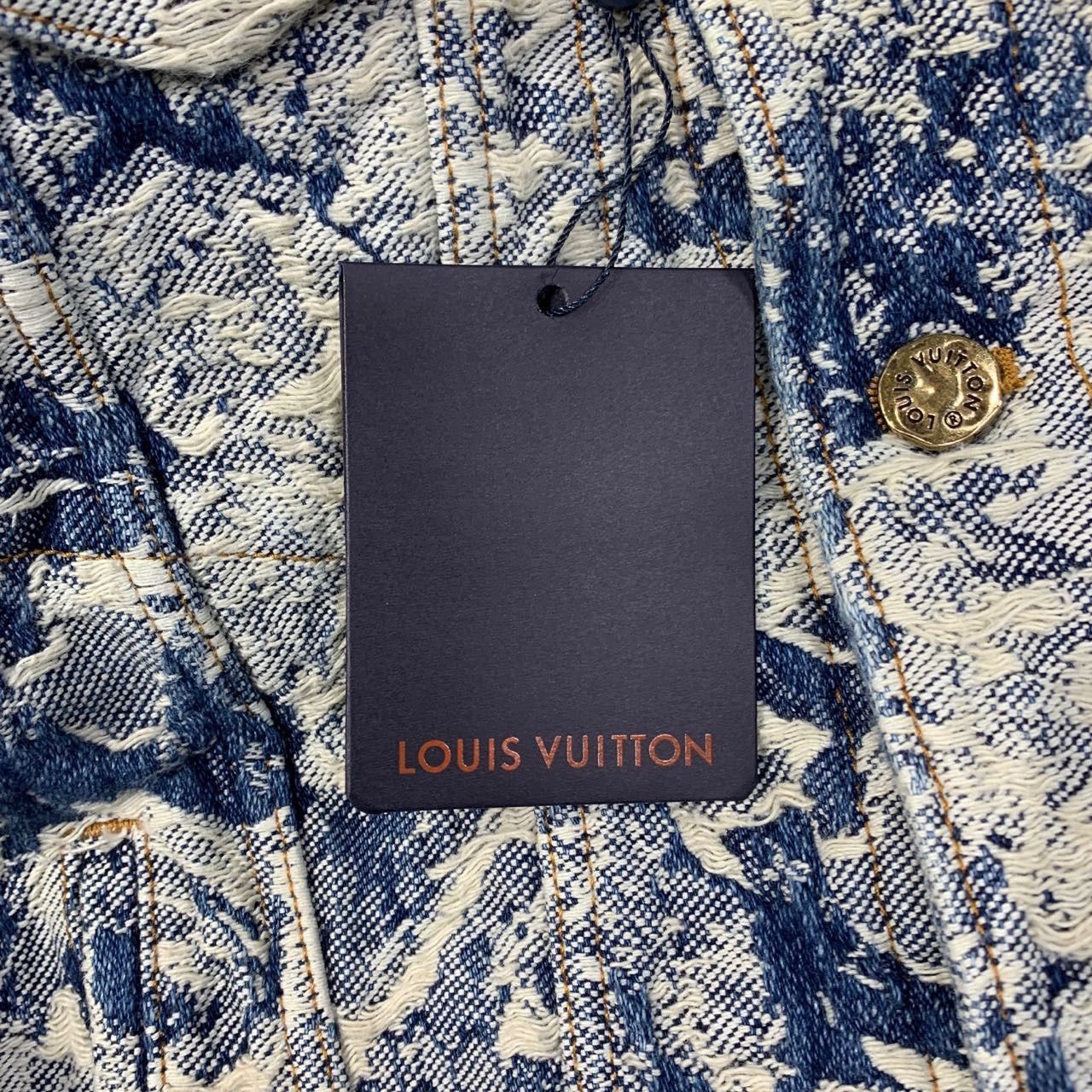 Louis Vuitton LOUIS VUITTON LV flowers and plants full of erosion denim j Size US L / EU 52-54 / 3 - 3 Thumbnail