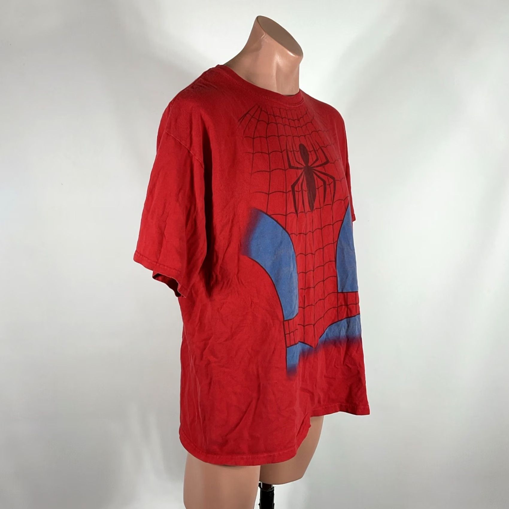 Vintage Vintage Spider Man 90s Shirt Marvel Webs Mens Large Red Y2K Graphic Size US L / EU 52-54 / 3 - 3 Thumbnail