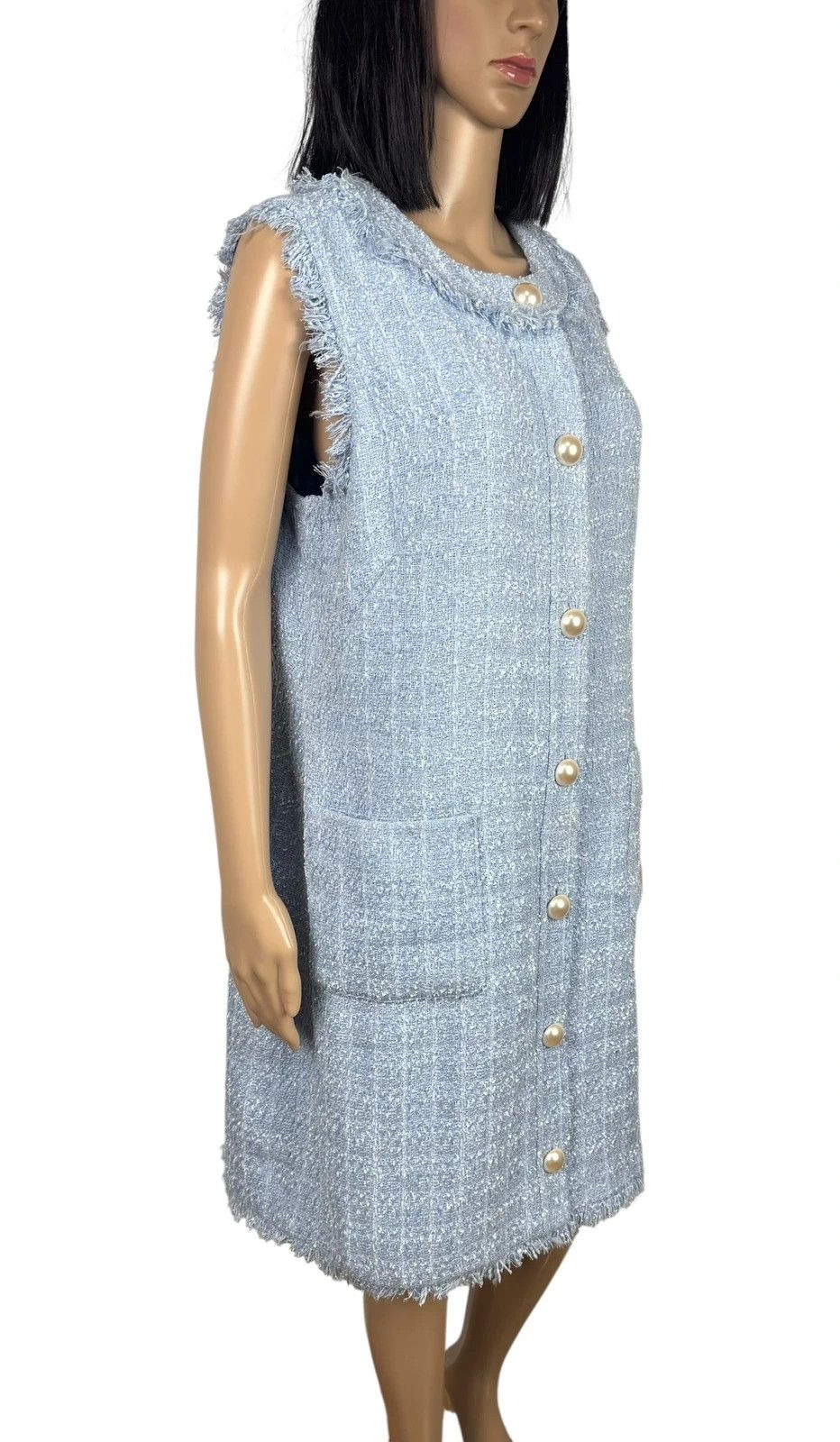 Kate Spade Kate Spade Dress Tweed Fringe Trim Shift size 14 Size L / US 10 / IT 46 - 4 Thumbnail