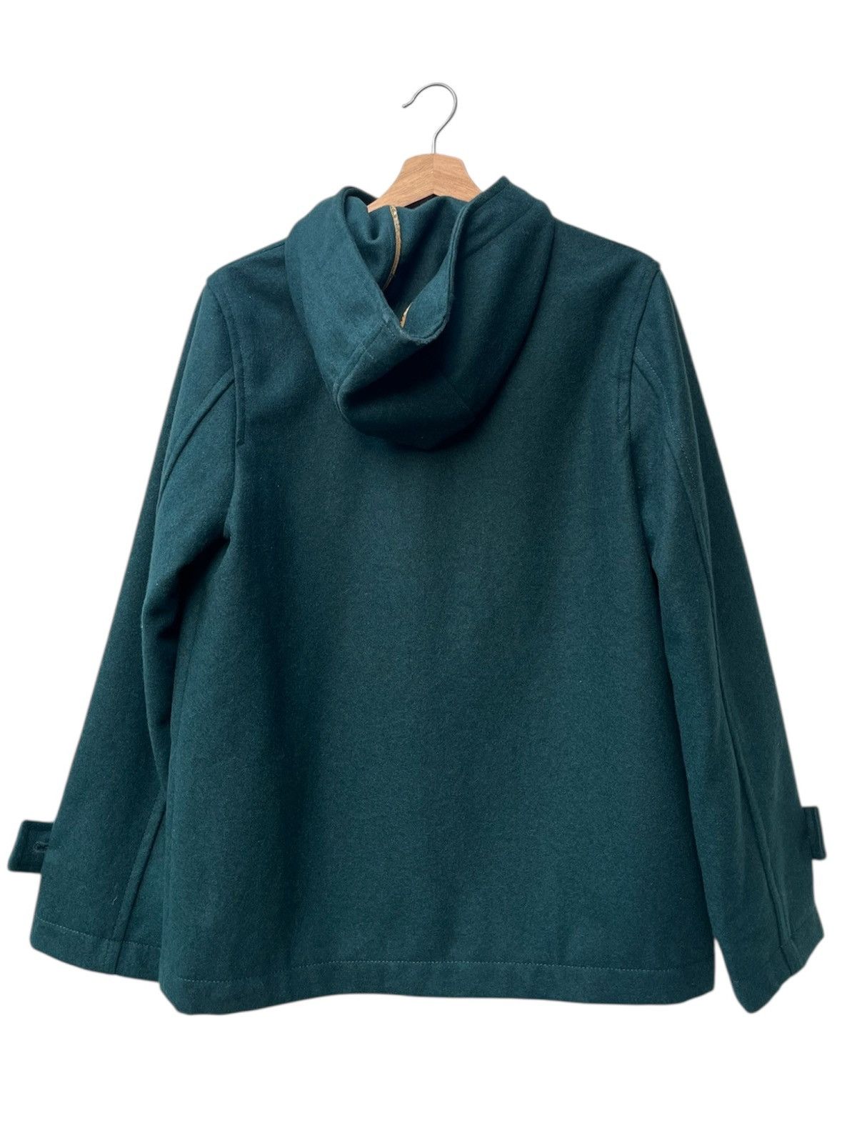 Ne-Net Ne-Net Hoodie Wool Blend Duffle Jacket Size L / US 10 / IT 46 - 3 Thumbnail