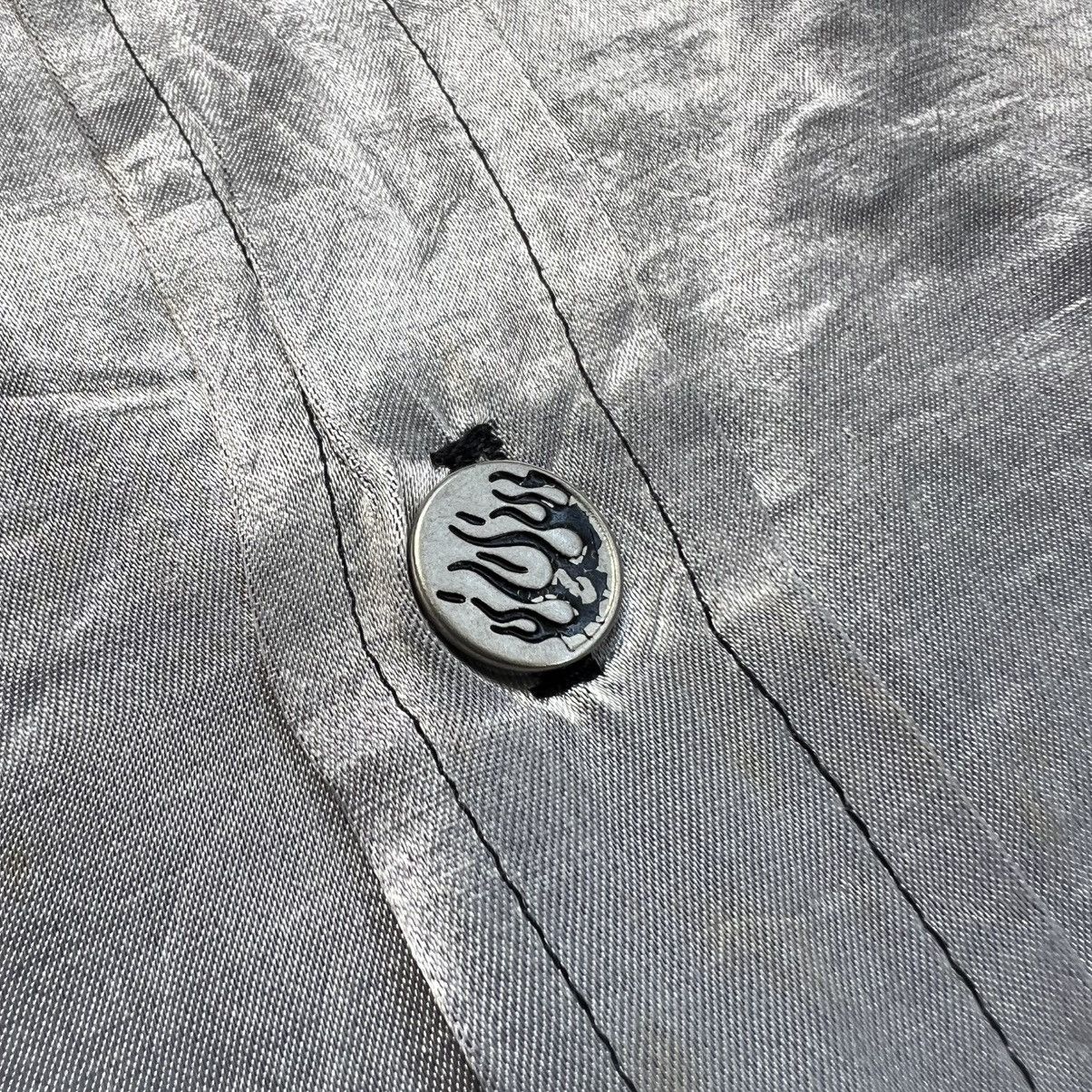 Vintage Vintage Trac Edwards Sliky Silver Button up Longsleeve Shirt Size US M / EU 48-50 / 2 - 7 Thumbnail