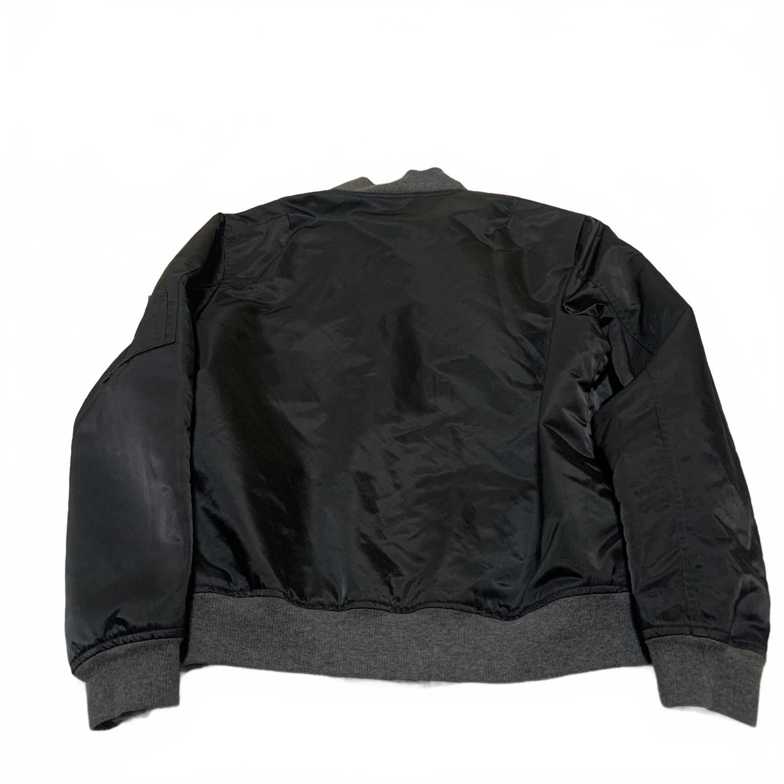Other Vintage 90s Champion Bomber Jacket M Black Gray Ribbed USA Size US M / EU 48-50 / 2 - 2 Thumbnail
