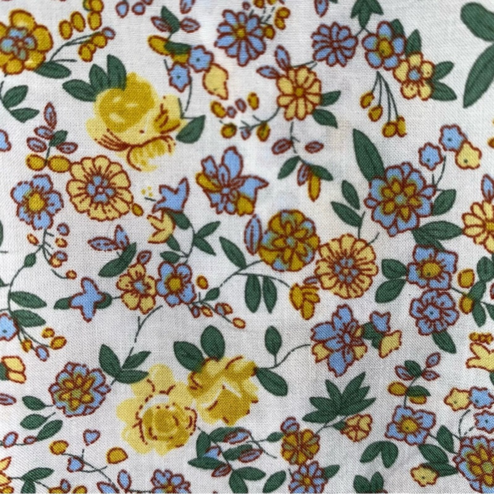 Engineered Garments Lollys Laundry Garmentory Maisie Yellow Cotton Floral Pant L Size 34" / US 12 / IT 48 - 4 Thumbnail