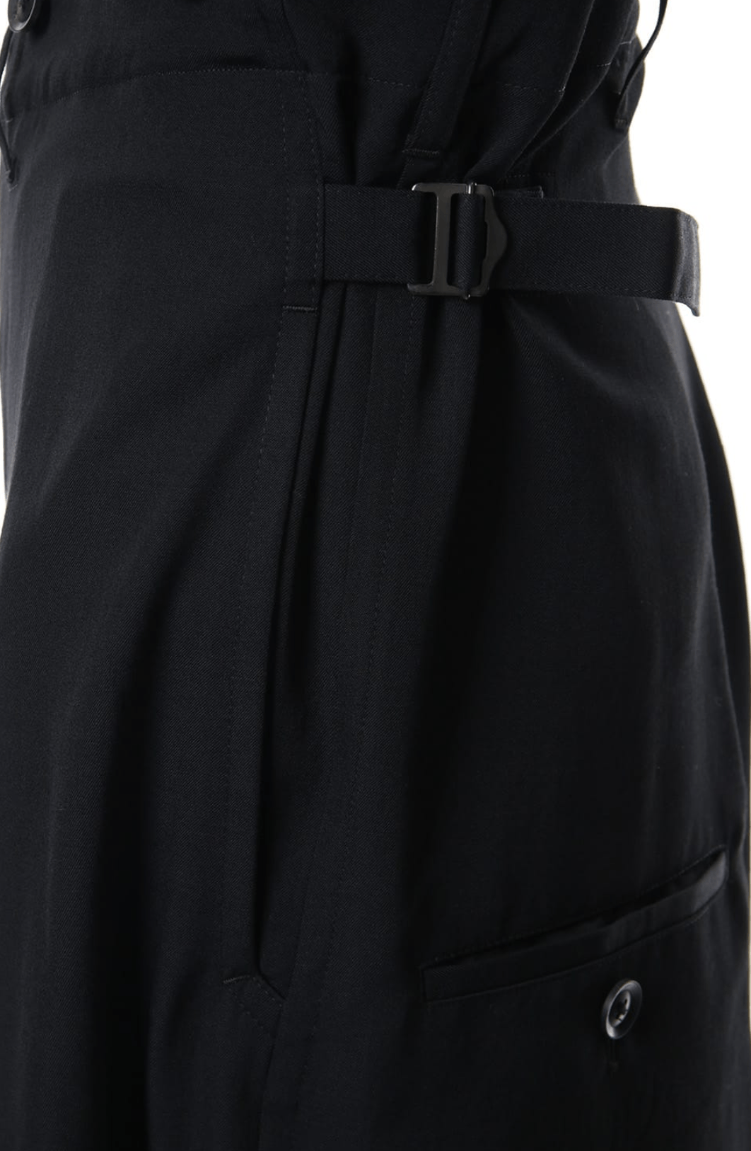 Yohji Yamamoto Yohji Yamamoto Pour Homme - Wool Wide Suspender Pants Size US 30 / EU 46 - 8 Thumbnail