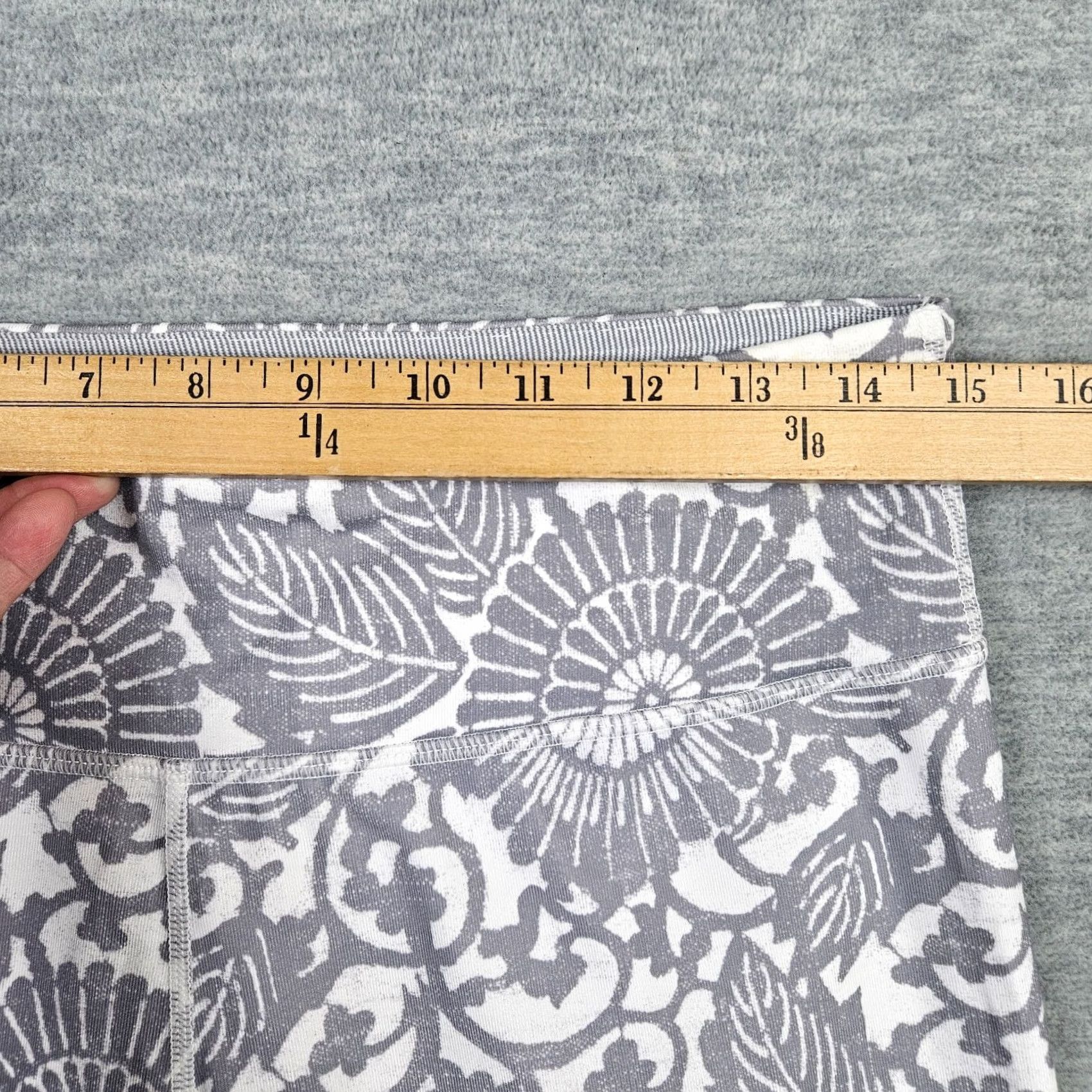 Lululemon Lululemon Wunder Under Crop Floral Printed Legging, Size 10, Multicolor, Skinny, Regular, Pull On, Cropped, Women, Activewear, Leggings Size 32" / US 10 / IT 46 - 3 Thumbnail