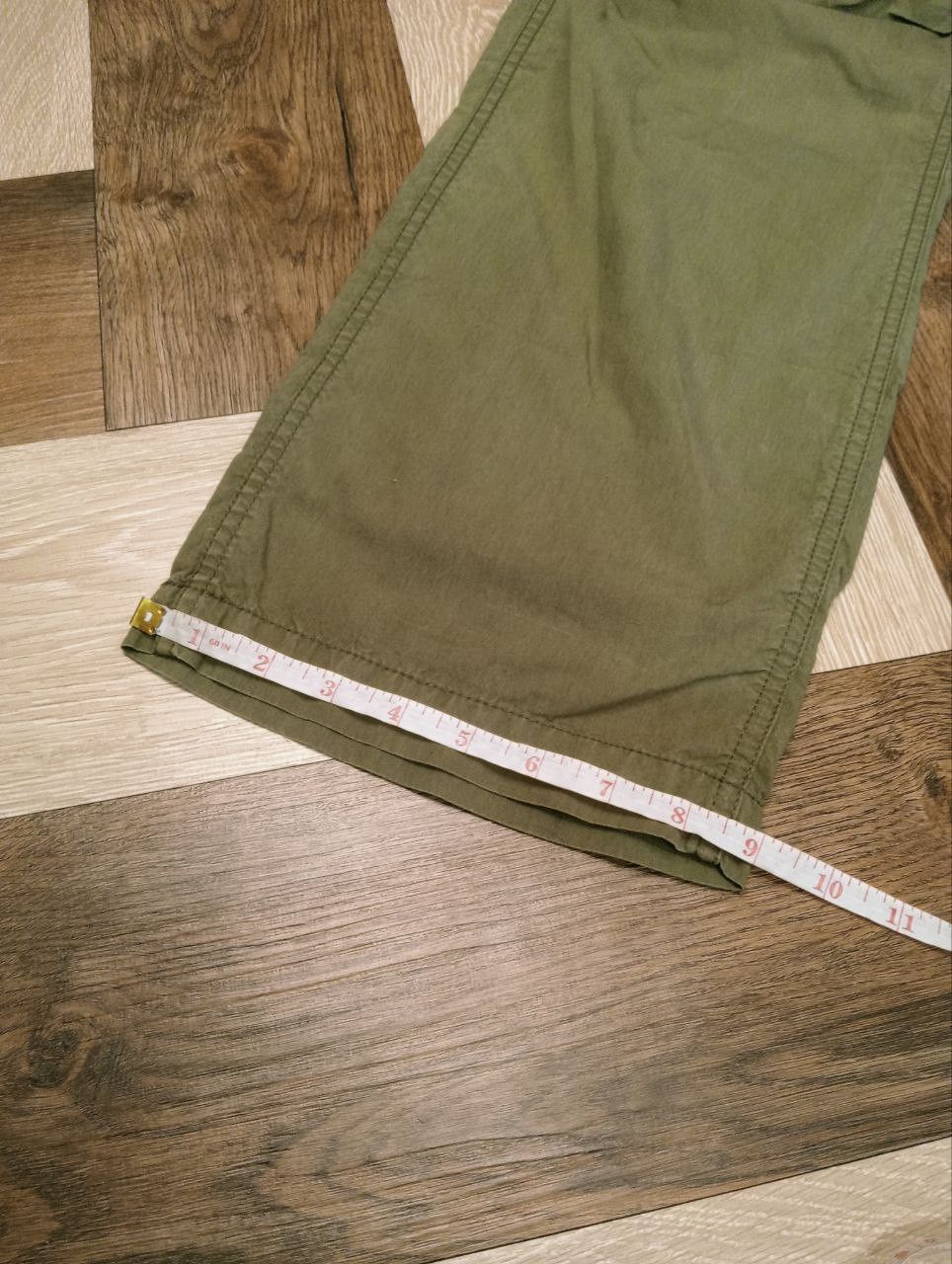 Margaret Howell MARGARET HOWELL X ALPHA INDUSTRIES GREEN ARMY PANTS - SIZE L Size US 34 / EU 50 - 15 Thumbnail