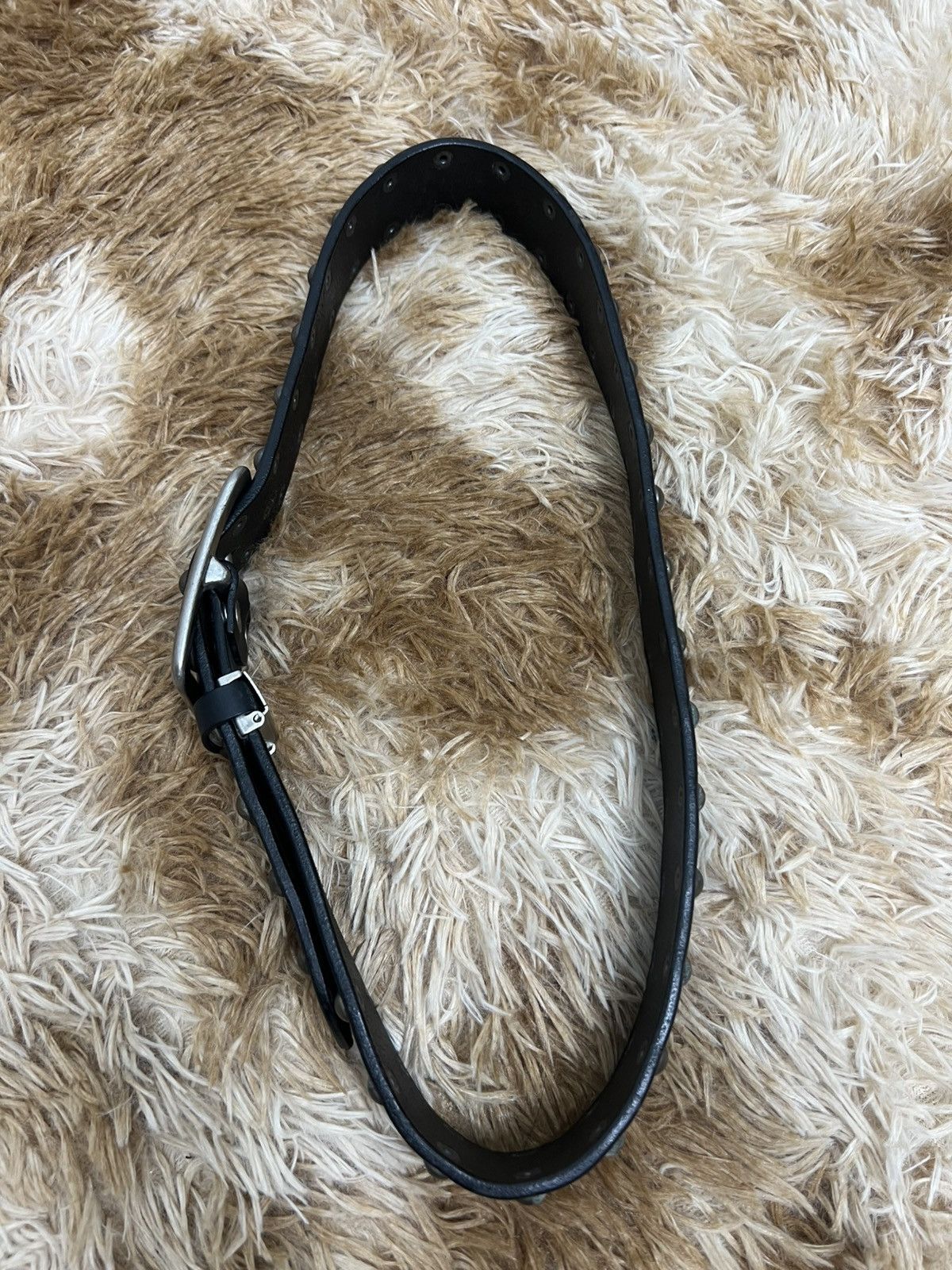 Japanese Brand Vintage Studded Leather Belt | Grunge Punk 90s Aesthetic Size ONE SIZE - 5 Thumbnail