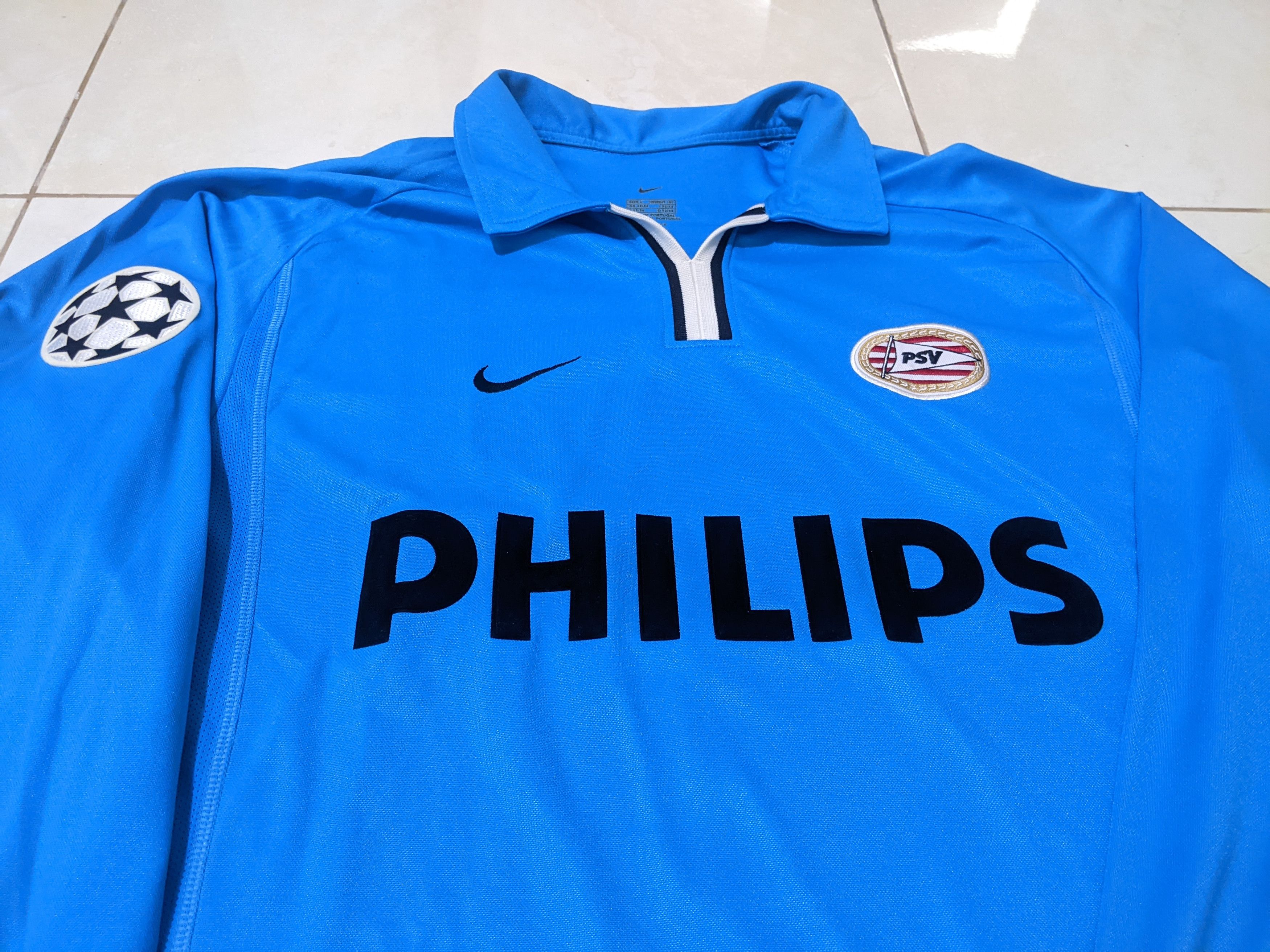 Nike PSV Eindhoven 2000 - 01 Away football long sleeve jersey Size US L / EU 52-54 / 3 - 4 Thumbnail
