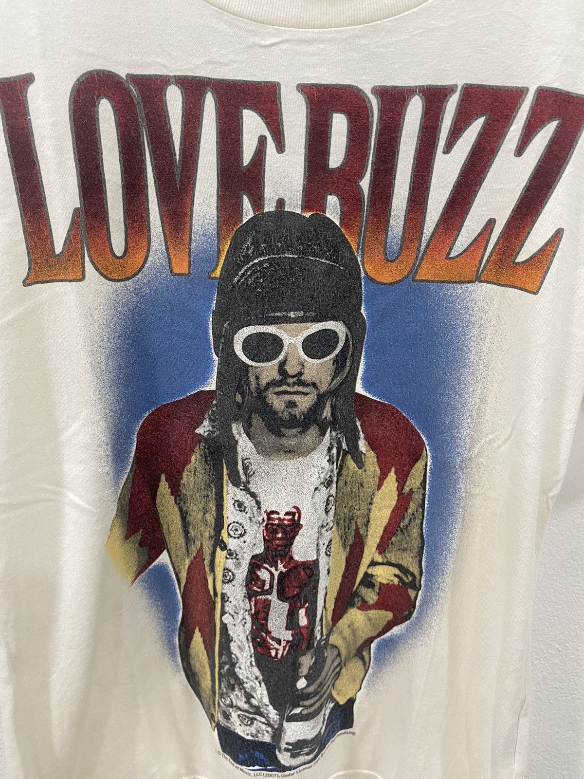 Hysteric Glamour 🔥HYSTERIC GLAMOUR x Kurt Cobain Love Buzz Nirvana tee shirt Size XS / US 0-2 / IT 36-38 - 2 Thumbnail