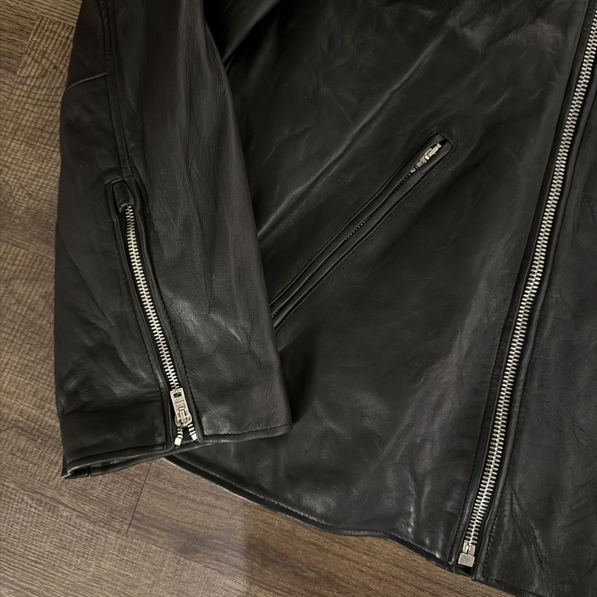 Acne Studios Acne Studios Distressed Leather Jacket Black Size US M / EU 48-50 / 2 - 4 Thumbnail