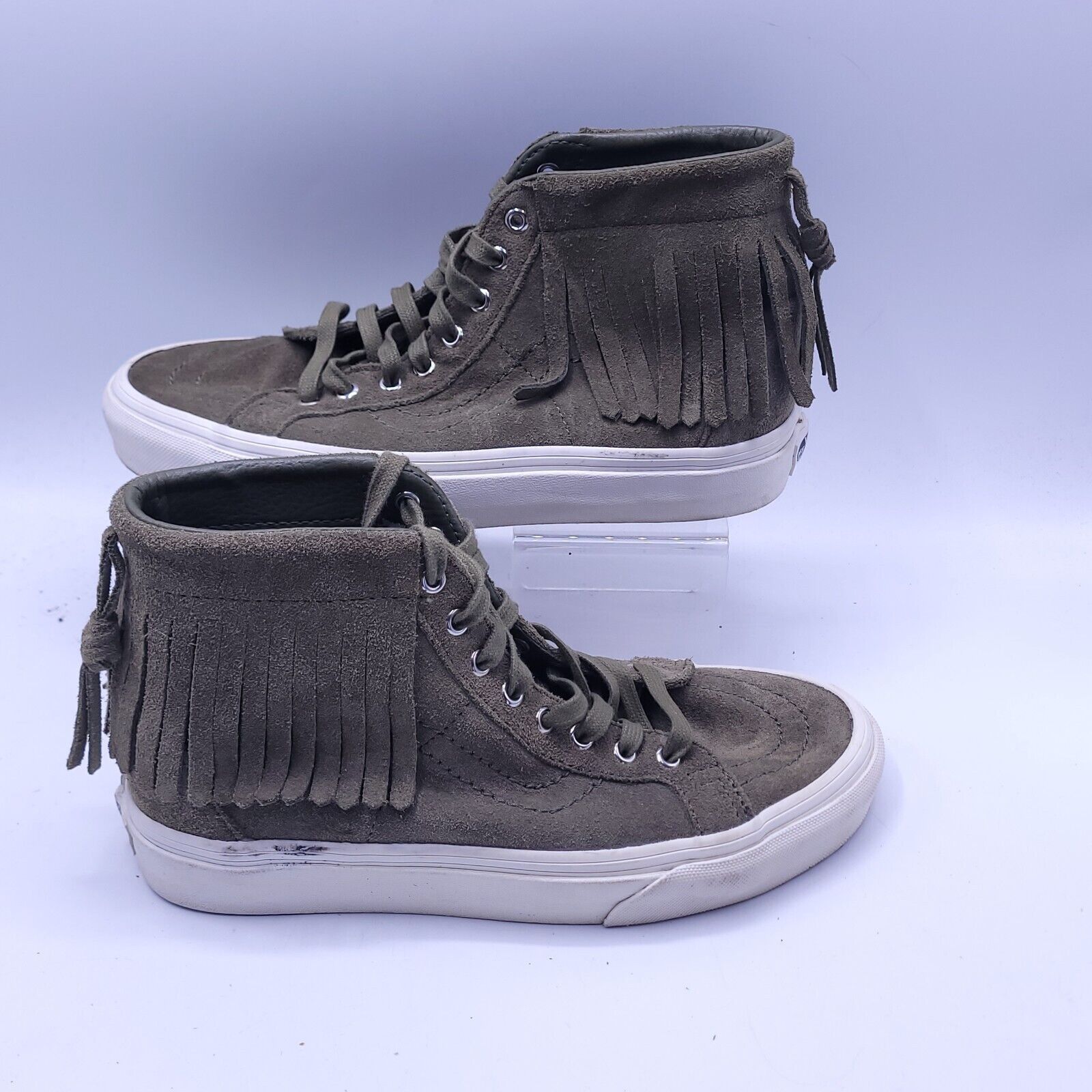 Vans Vans Off the Wall Shoe Womens Size 6 Mens 4.5 721277 Green Size US 6 / IT 36 - 6 Thumbnail