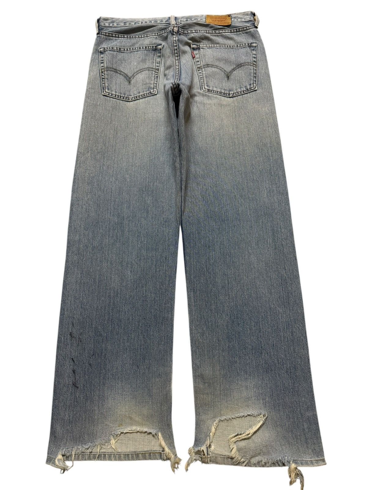 Levi's Vintage 90s Levis 503 Classic Blue Faded Wash Wide Leg Baggy Size US 33 - 2 Thumbnail
