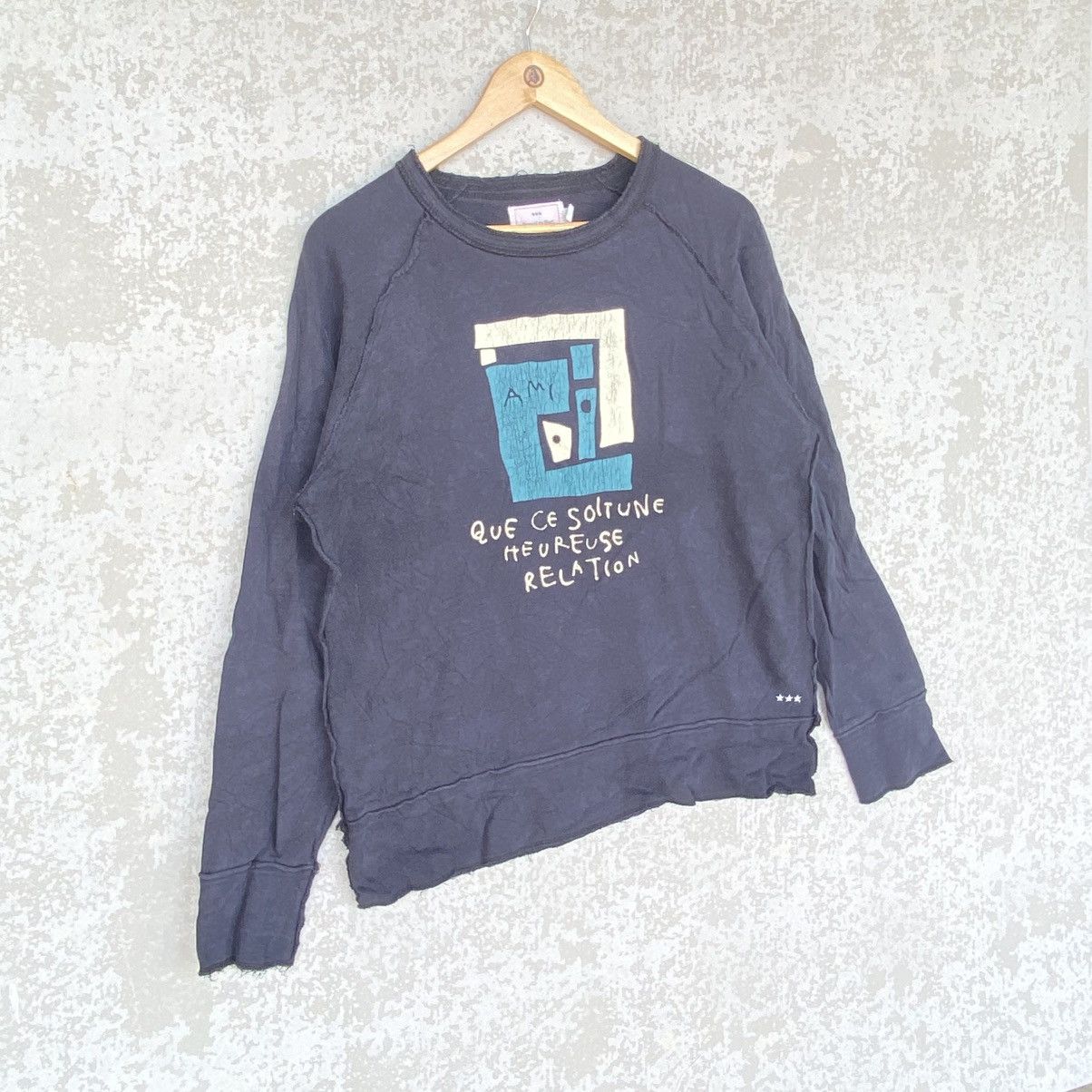Other Vintage Shape of my heart Printed Crewneck Sweatshirt Black Size US M / EU 48-50 / 2 - 3 Thumbnail