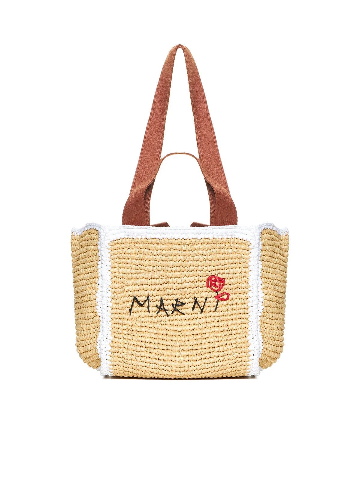 Marni O1S22I1N0525 Size: Os / Sillo Tote Bag In Brown, Women's