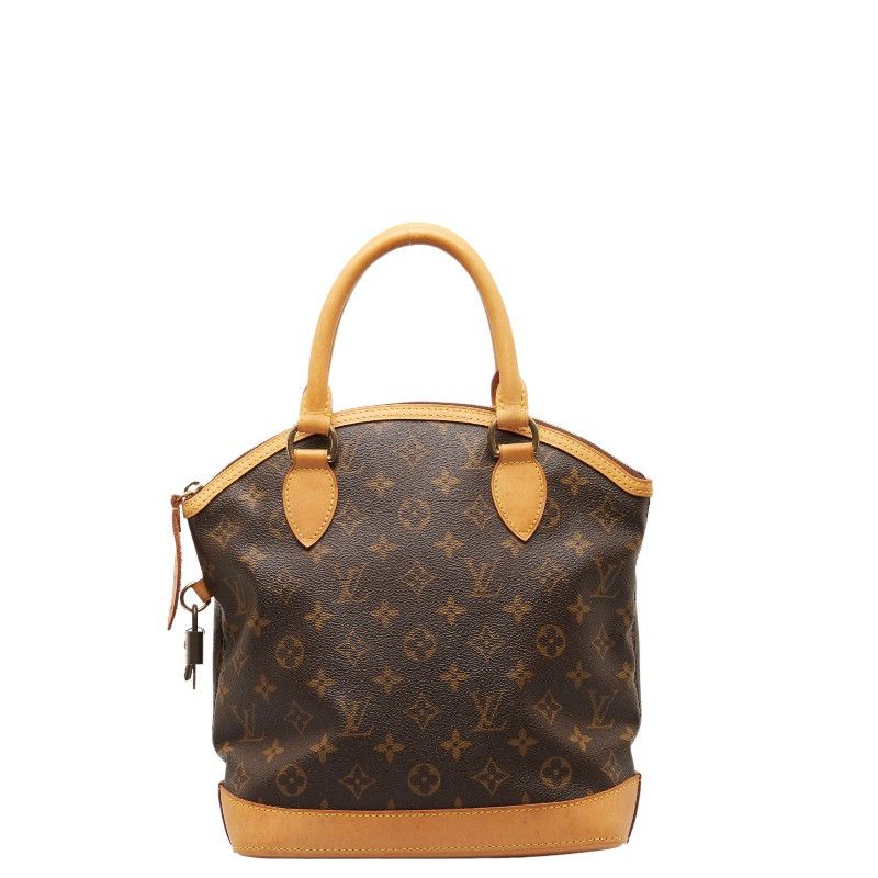 image of Louis Vuitton Monogram Lockit Vertical in Brown, Women's