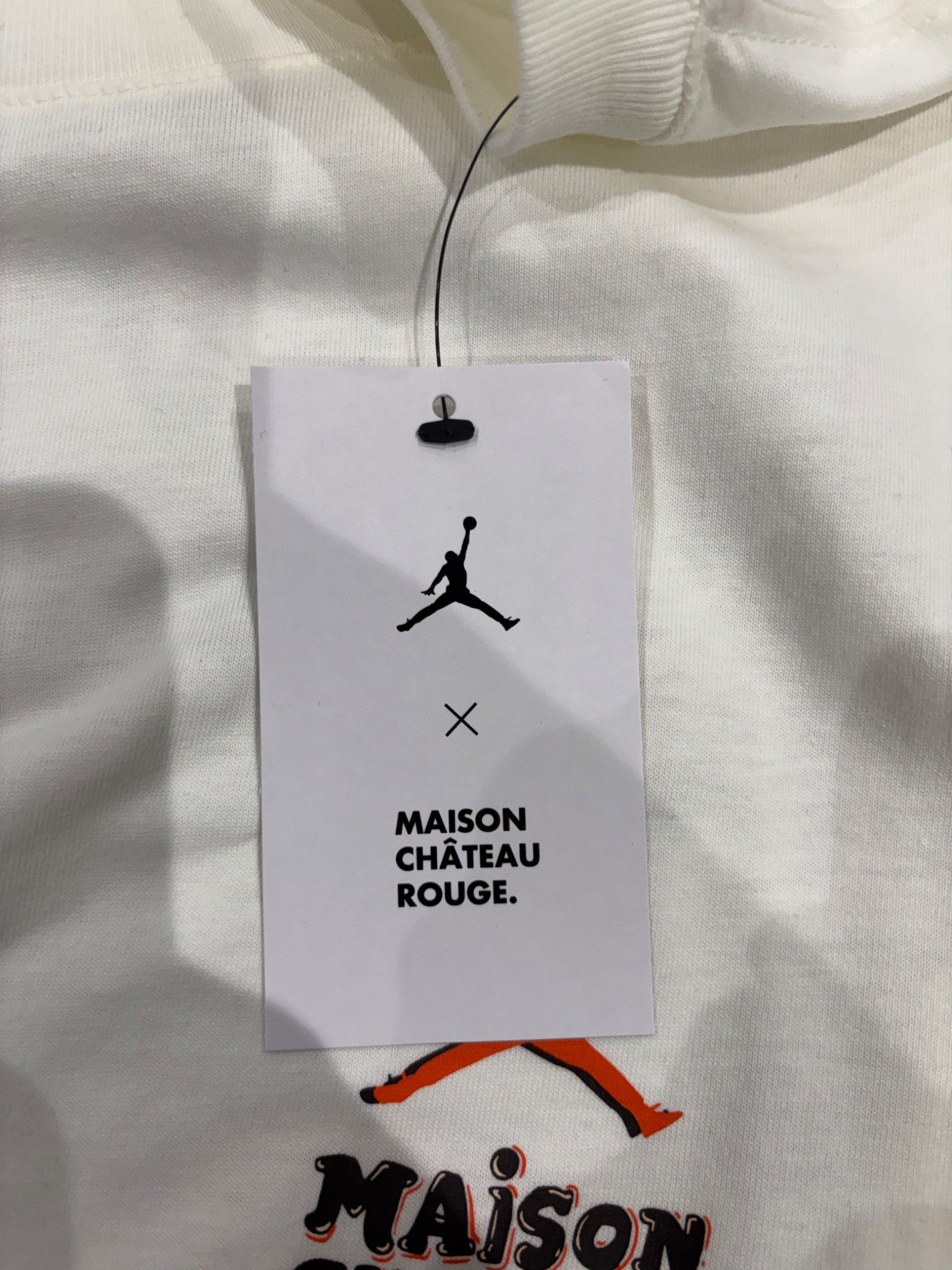 Jordan Brand Jordan x Maison Chateau Rouge T-shirt White Size US M / EU 48-50 / 2 - 6 Thumbnail
