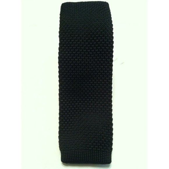 Banana Republic BANANA REPUBLIC MEN'S NEW BLACK 100%POLYESTER TIE WIDTH: 2" Size ONE SIZE - 2 Thumbnail