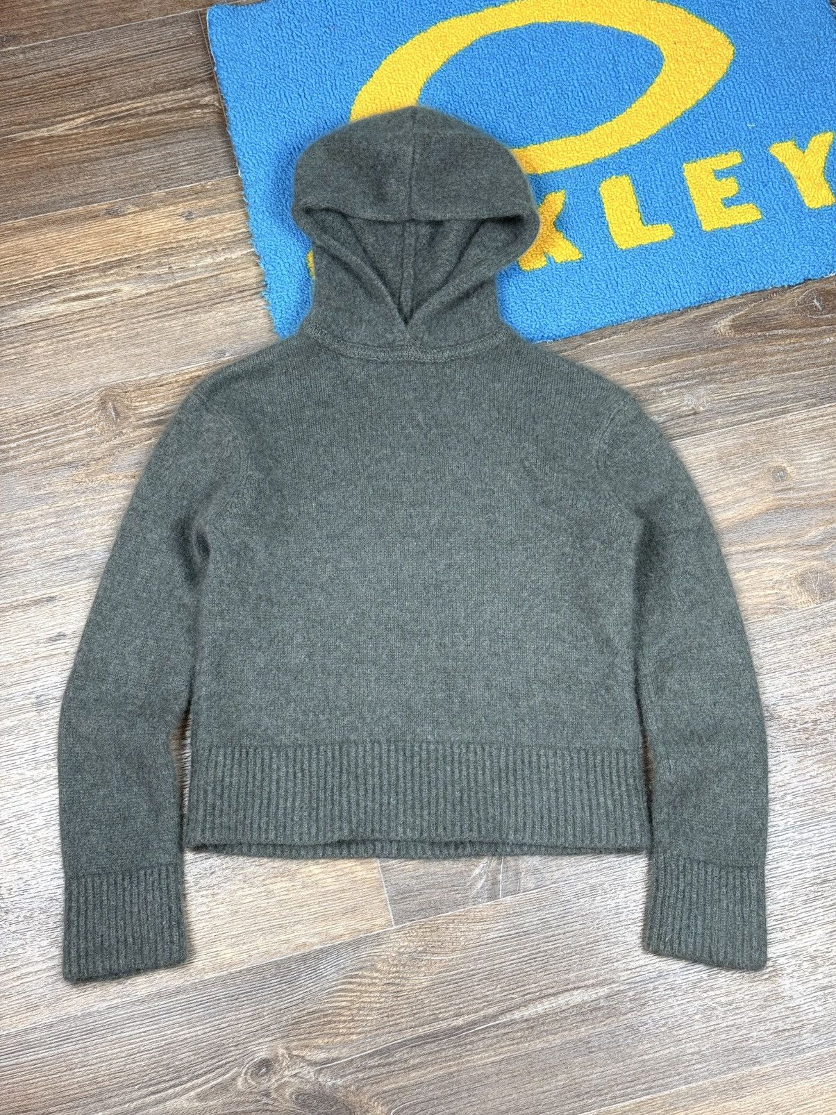 Lisa Yang Lisa Yang Cashmere Knitted Hooded Green Sweater Size M / US 6-8 / IT 42-44 - 1 Thumbnail