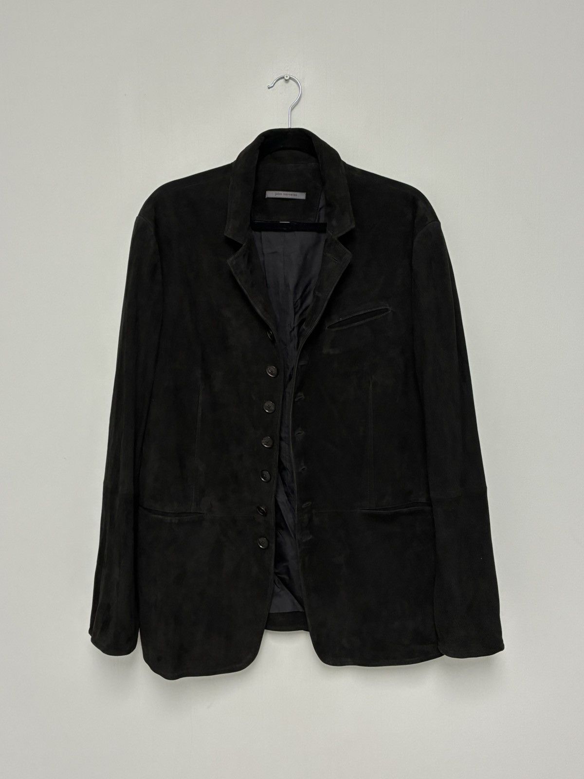 John Varvatos $2298 Woodward Multibutton Suede Jacket EU 52 USA 42 Size US L / EU 52-54 / 3 - 8 Thumbnail