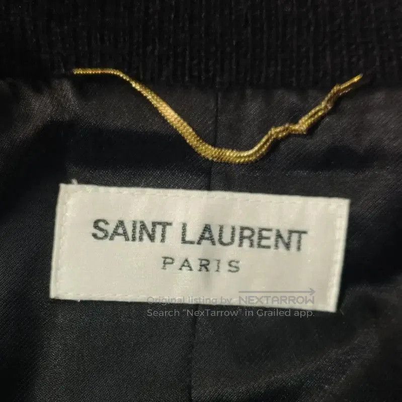 Yves Saint Laurent YSL Black Cotton Women's Jacket Size XS . Size XS / US 0-2 / IT 36-38 - 3 Thumbnail