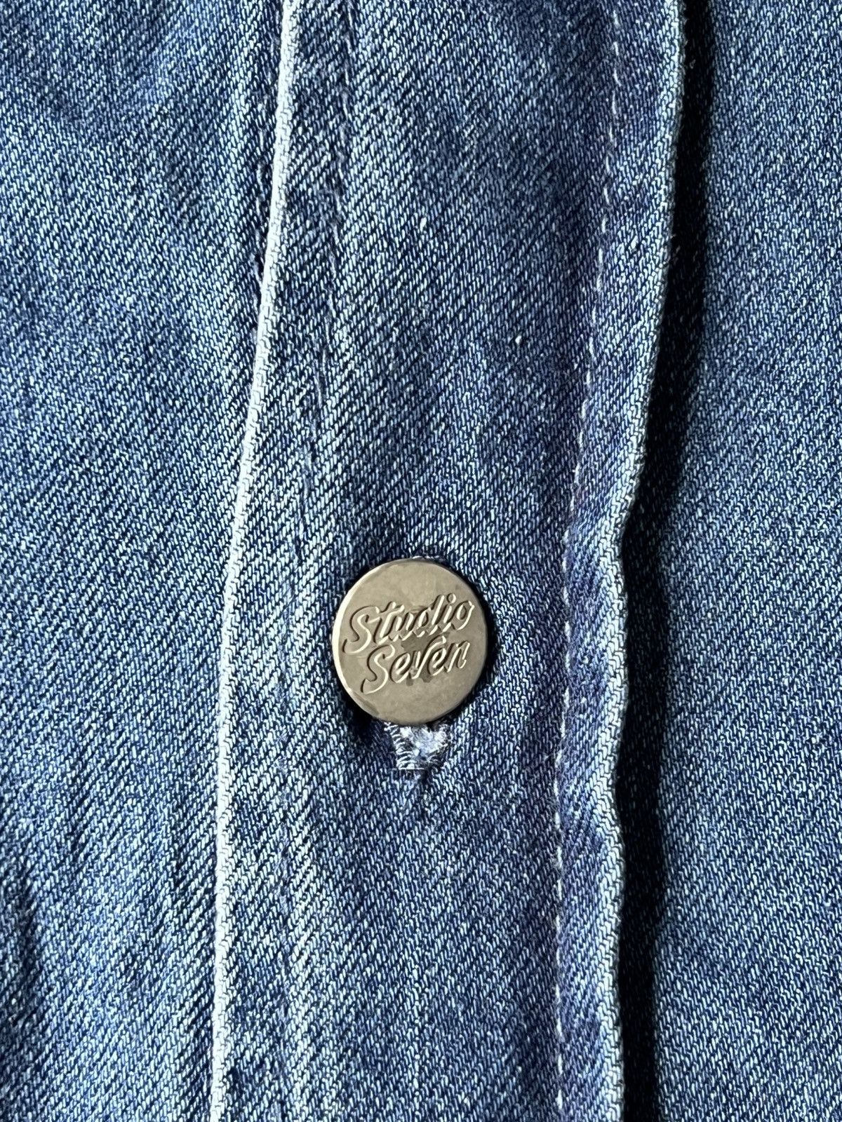 Uniqlo Vintage Studio Seven x GU Denim Jeans Shirt Button Ups Size US XL / EU 56 / 4 - 8 Thumbnail